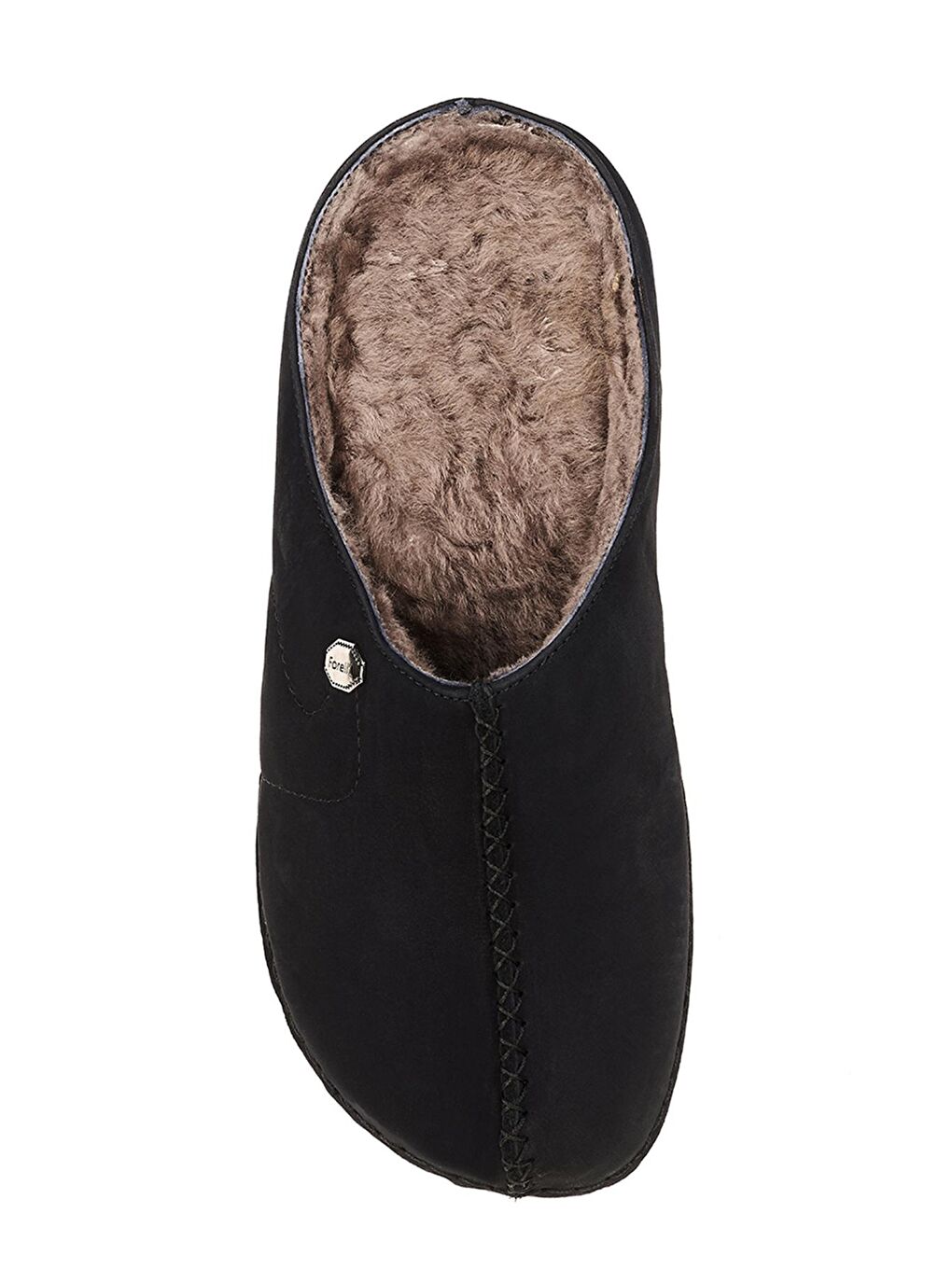 EDEL-G Ortopedik Erkek Terlik Siyah Nubuk-3