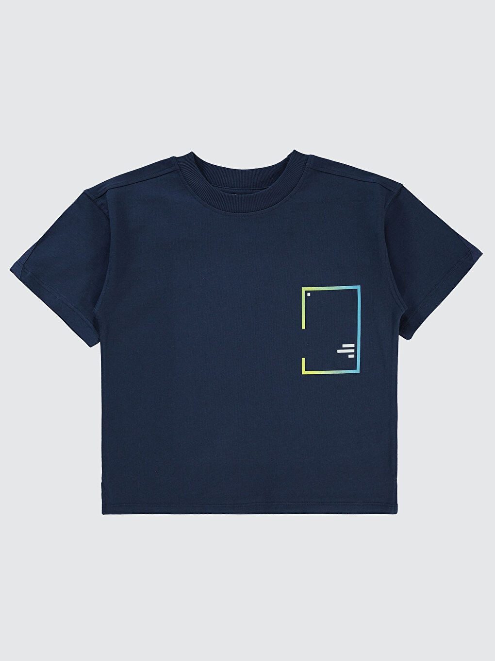 Boys Erkek Çocuk Tişört 6-9 Yaş Lacivert