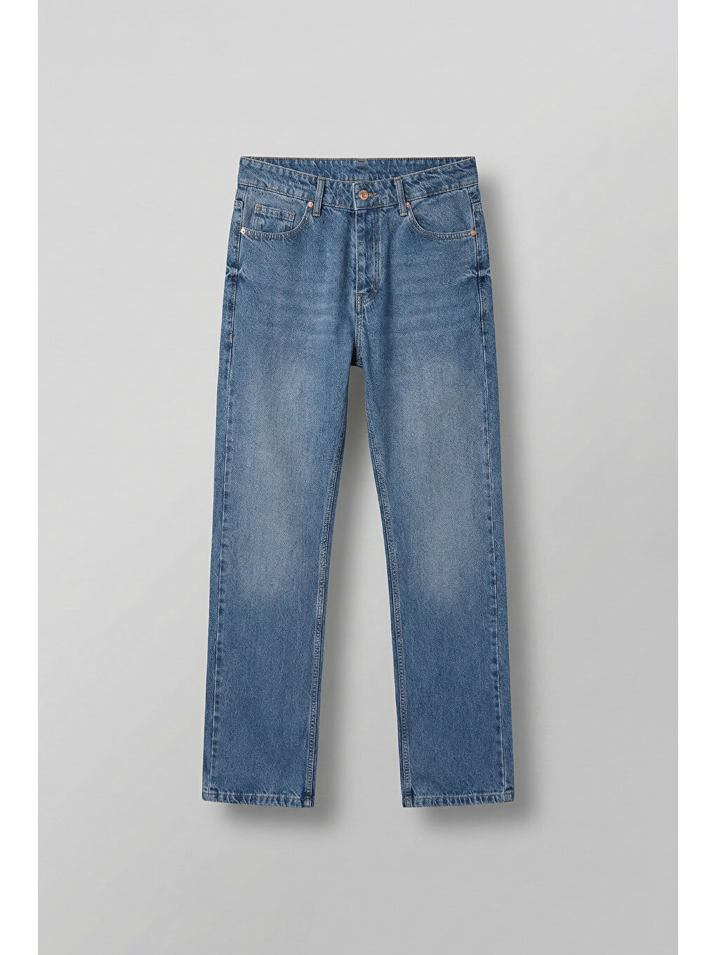 Erkek Baggy Fit Jean Mavi