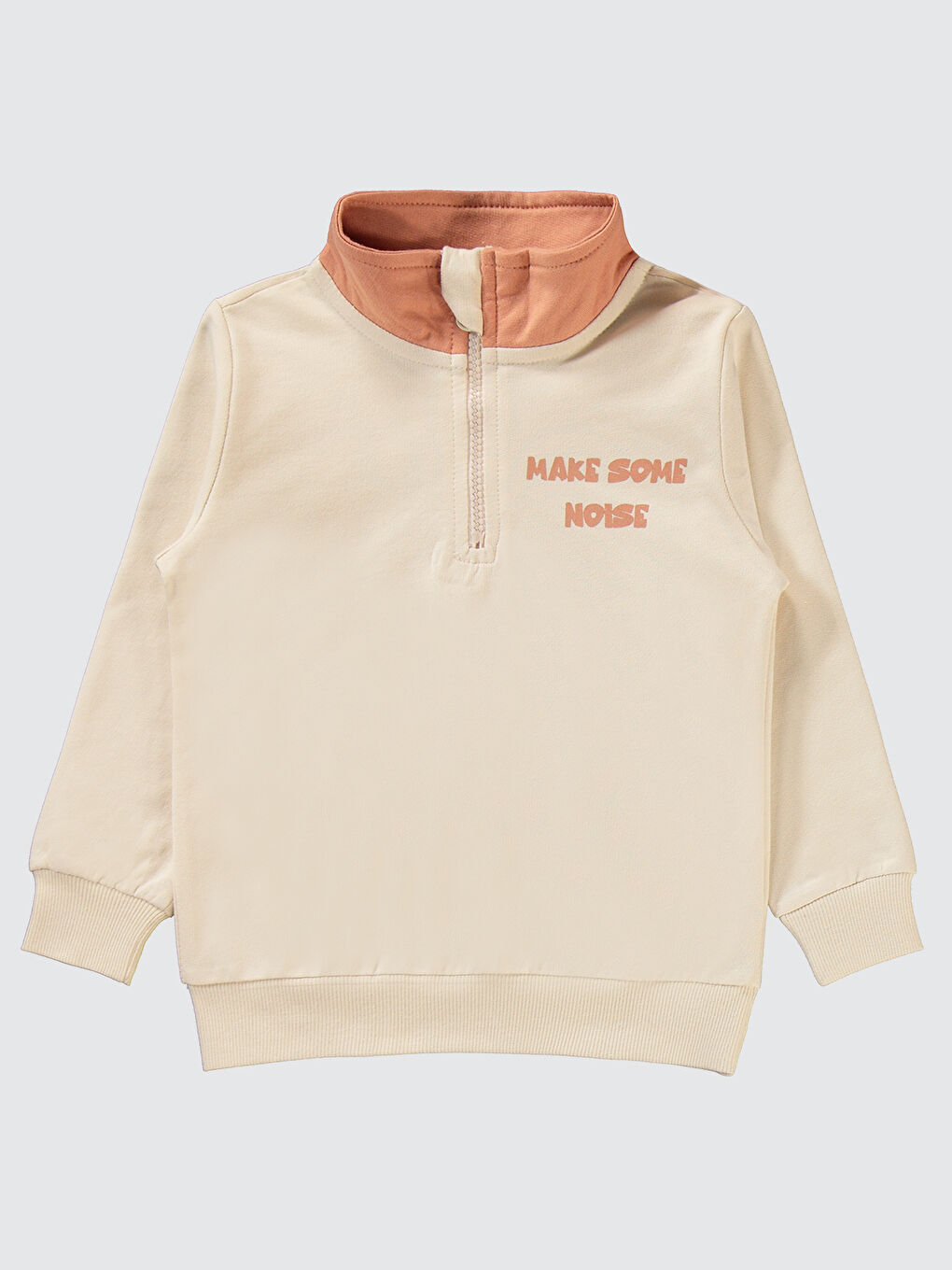 Bej Erkek Çocuk Eşofman Takımı 2-5 Yaş Taş Rengi-2