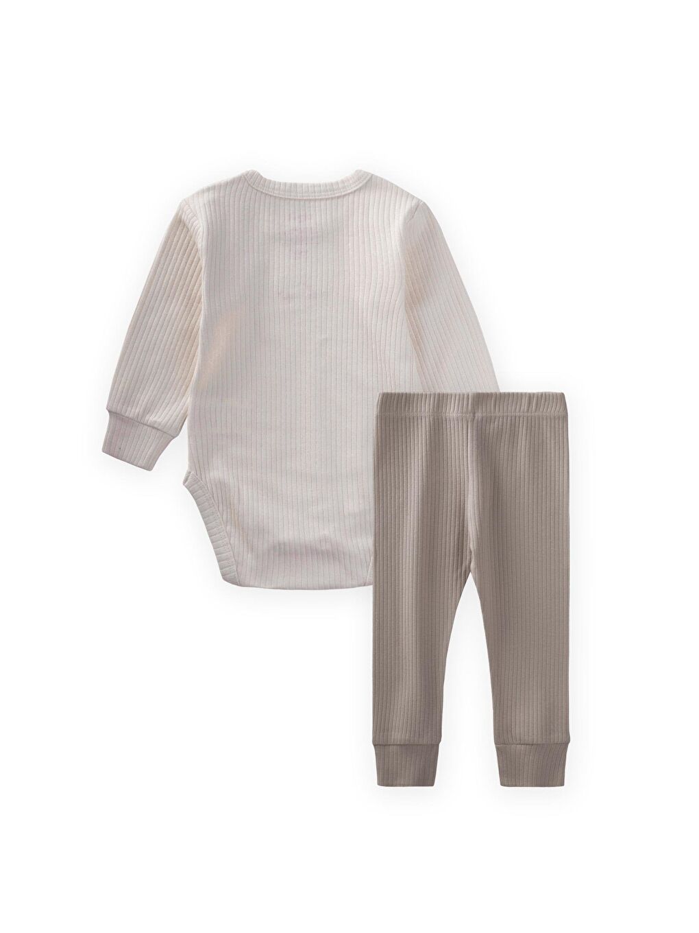 Araba Nakışli Zıbın Takım 0-3 Yaş Açık Bej-2