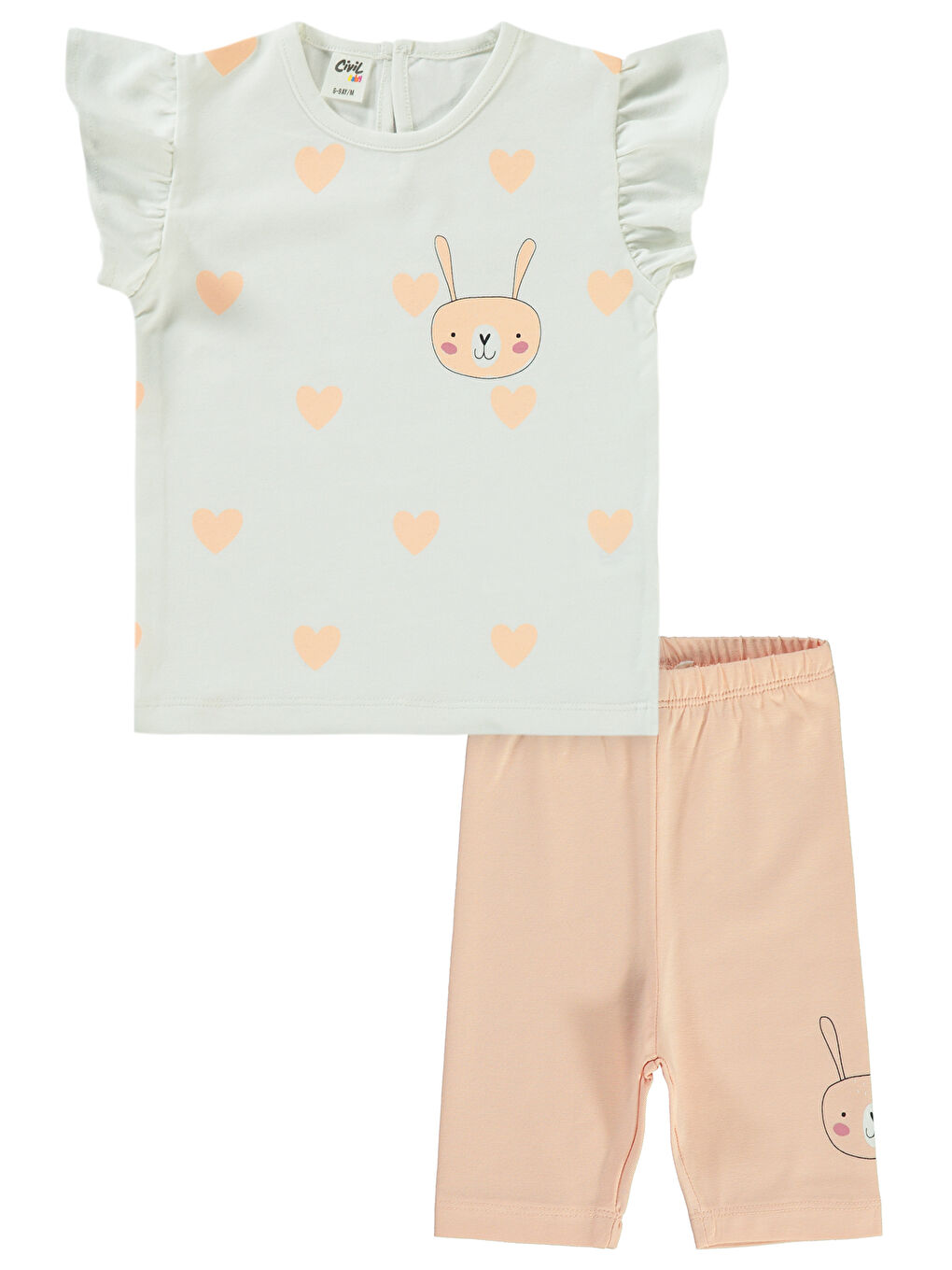 Karışık Baby Kız Bebek 3'lü Takım 6-18 Ay-4