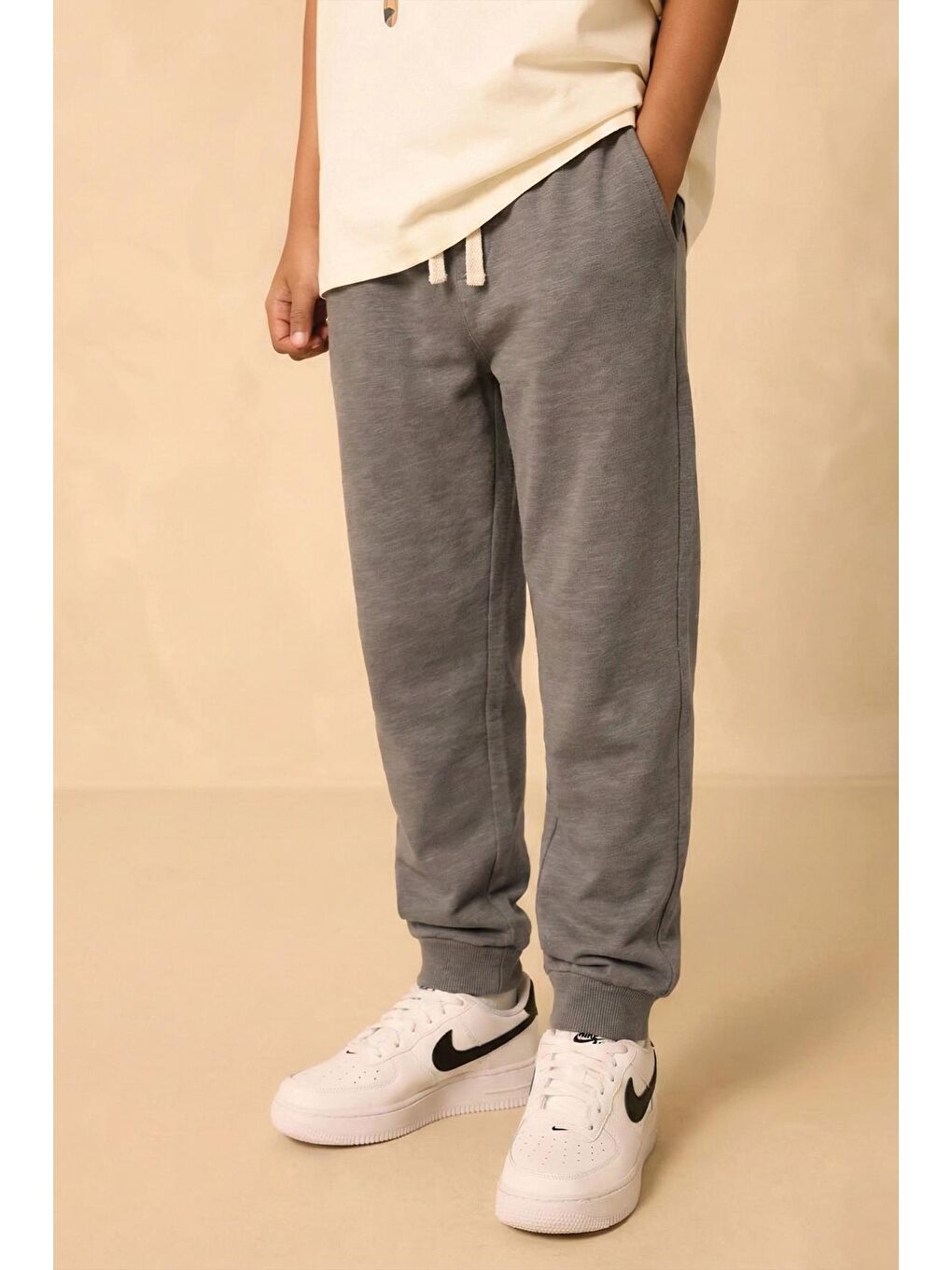 Bej Cepli Eşofman 5-12 Yaş Vizon