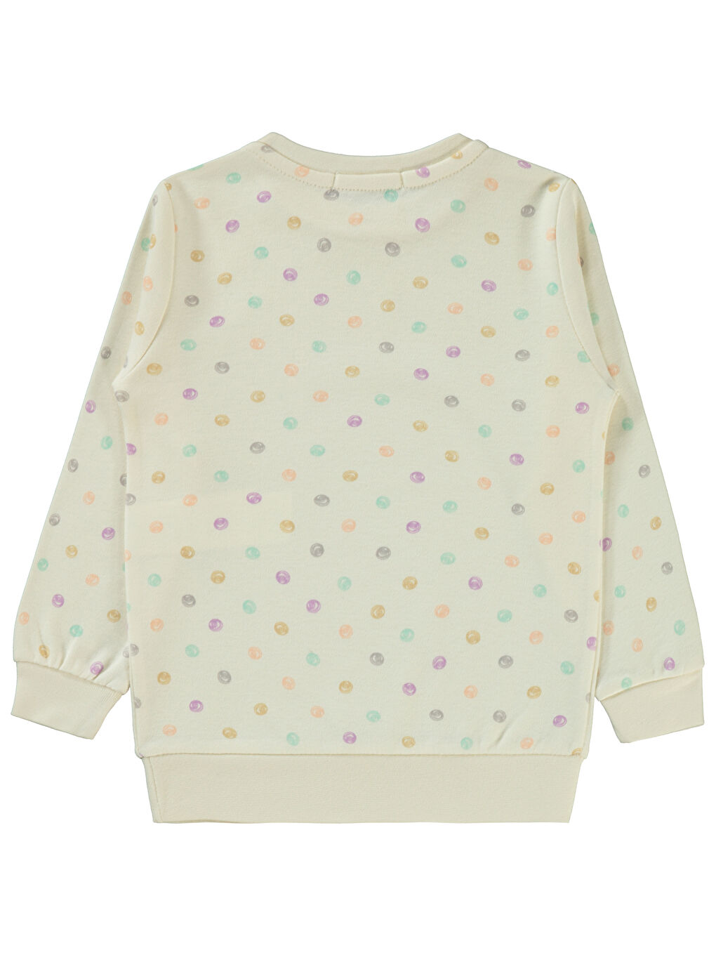 Girls Kız Çocuk Sweatshirt 2-5 Yaş Ekru-1