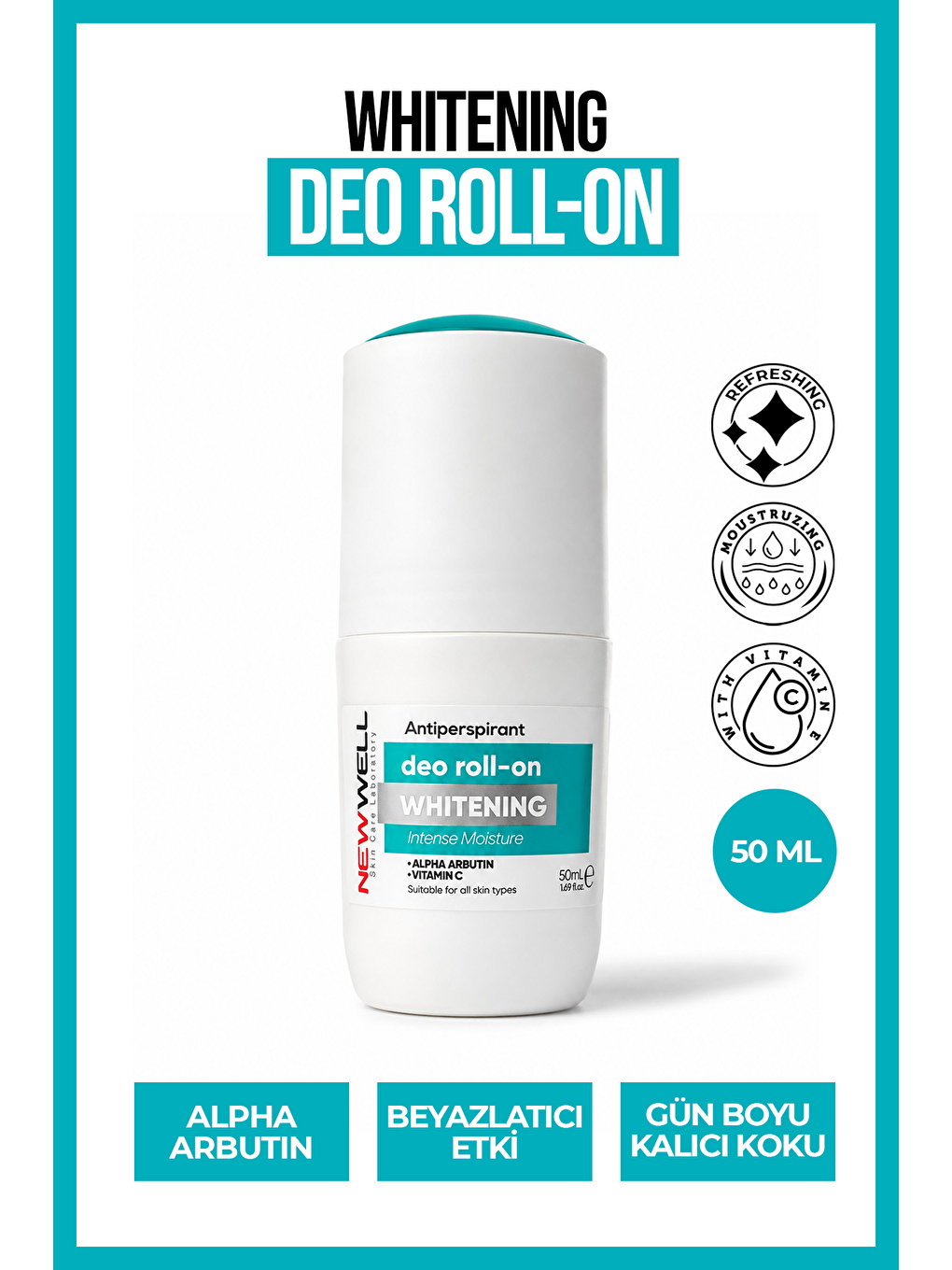 Ter Önleyici Beyazlatıcı Roll-on