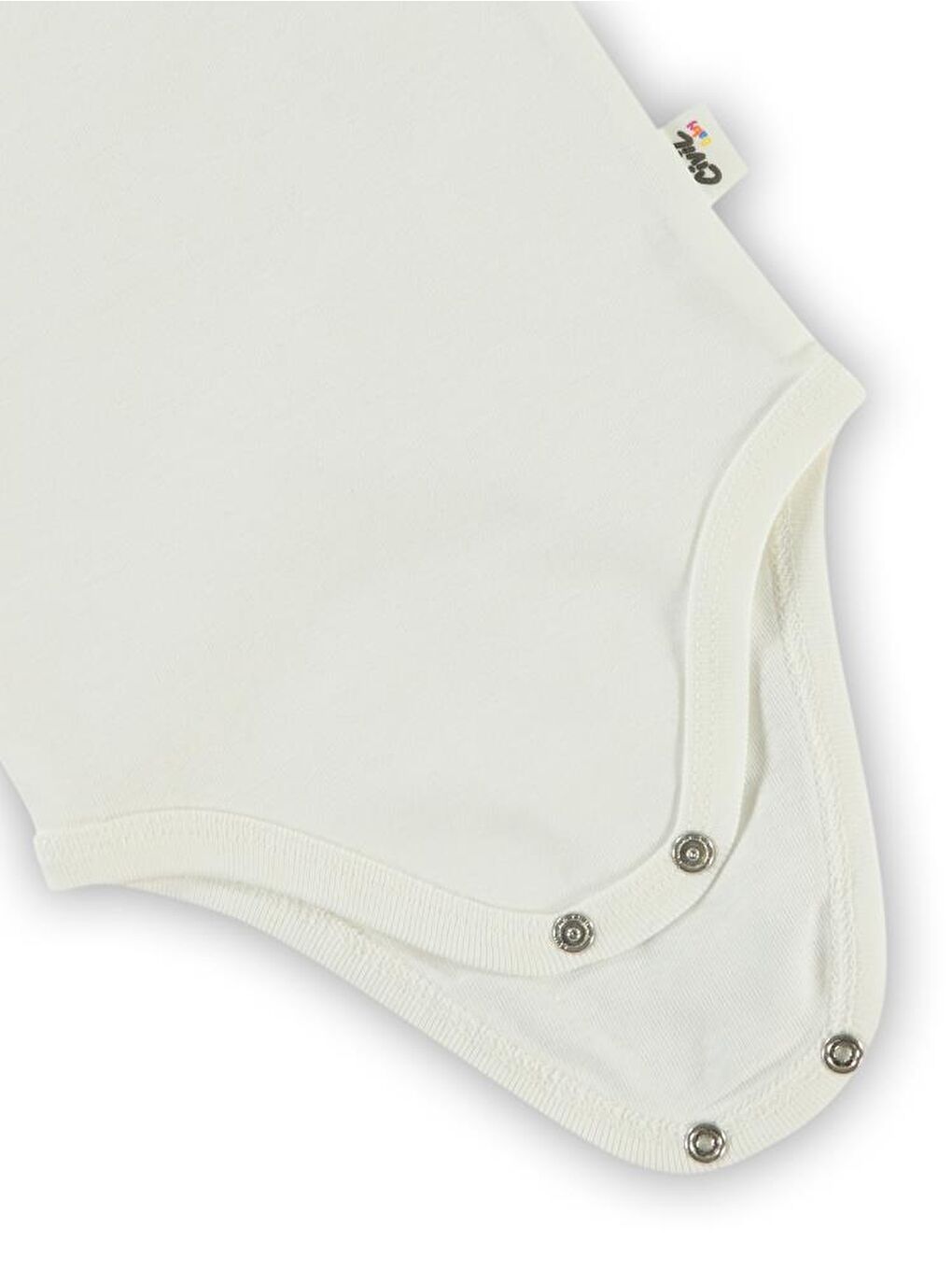 Baby Düz Uzun Kol 5 li 1-3 Yaş Çıtçıtlı Badi - Beyaz 3-4 Yaş