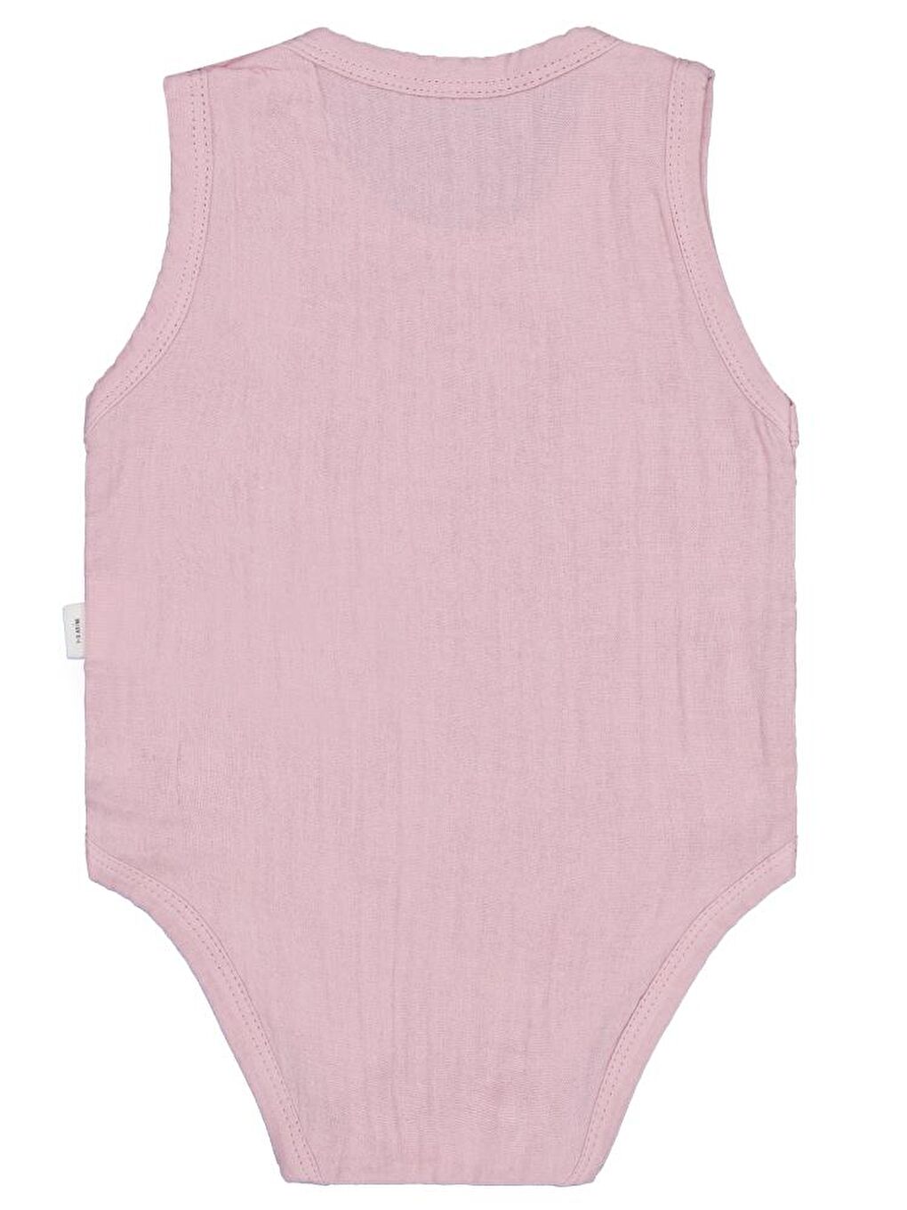 Baby Ayıcık Baskılı 1-18 Ay Çıtçıtlı Badi - Pembe 9-12 Ay