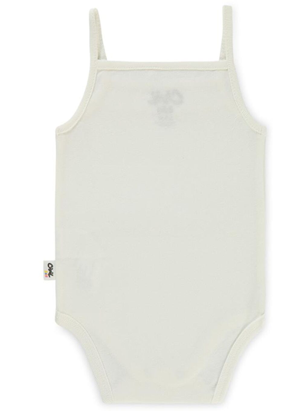 Baby Penye İp Askılı Dantelli 3-9 Ay Kız Çıtçıtlı Badi - Ekru6-9 Ay