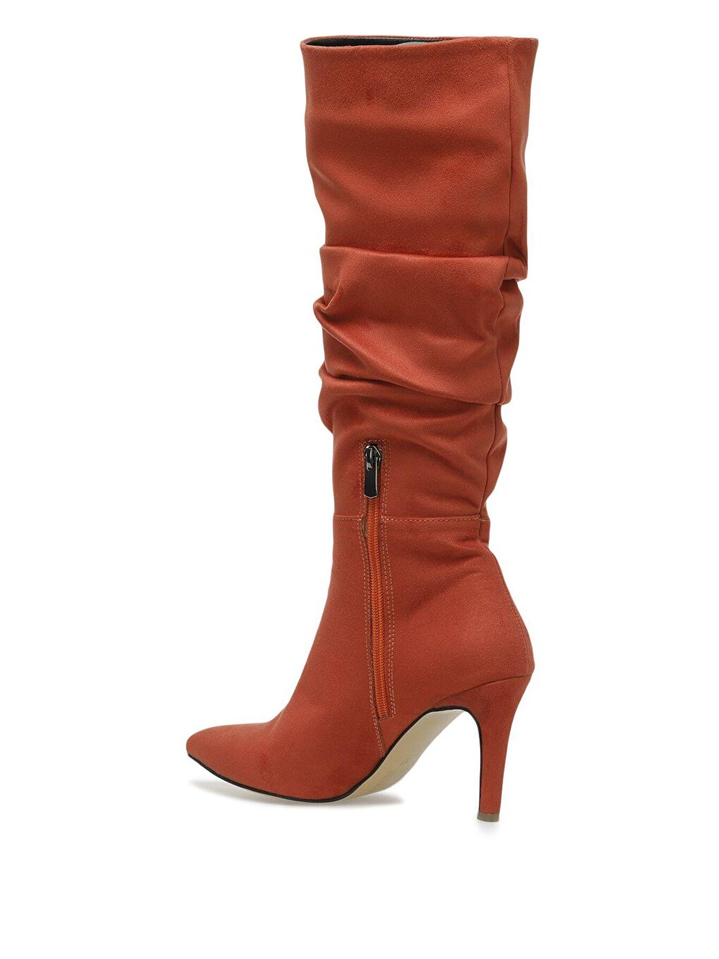 VINY 2PR Turuncu Kadın Topuklu Çizme-2
