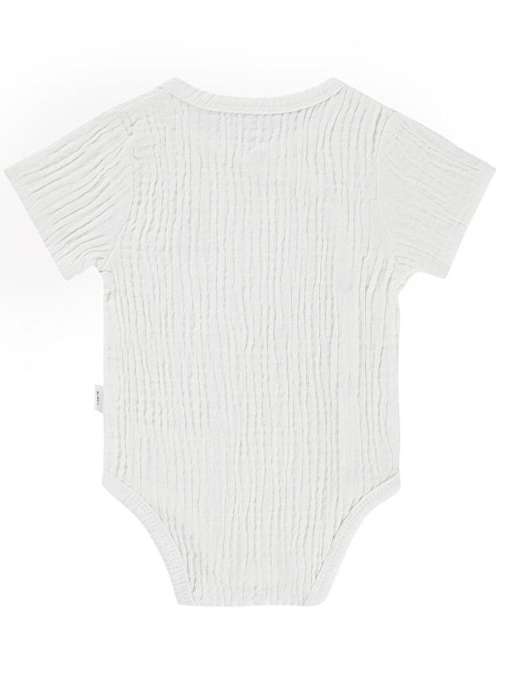 Baby Ayıcık Baskılı 1-18 Ay Çıtçıtlı Badi - Ekru 1-3 Ay