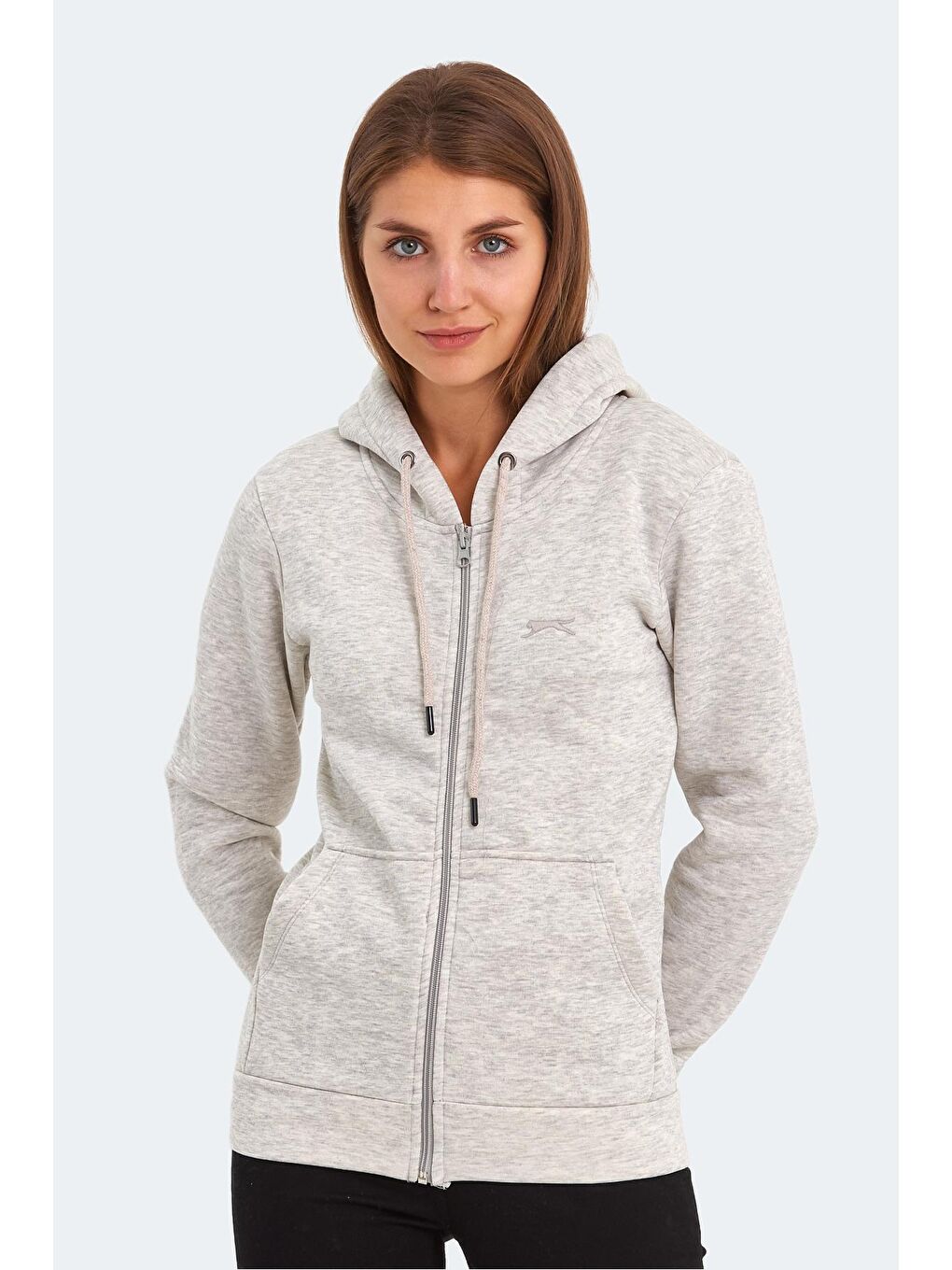 SLAZENGER KATYA Kadın Sweatshirt Gri