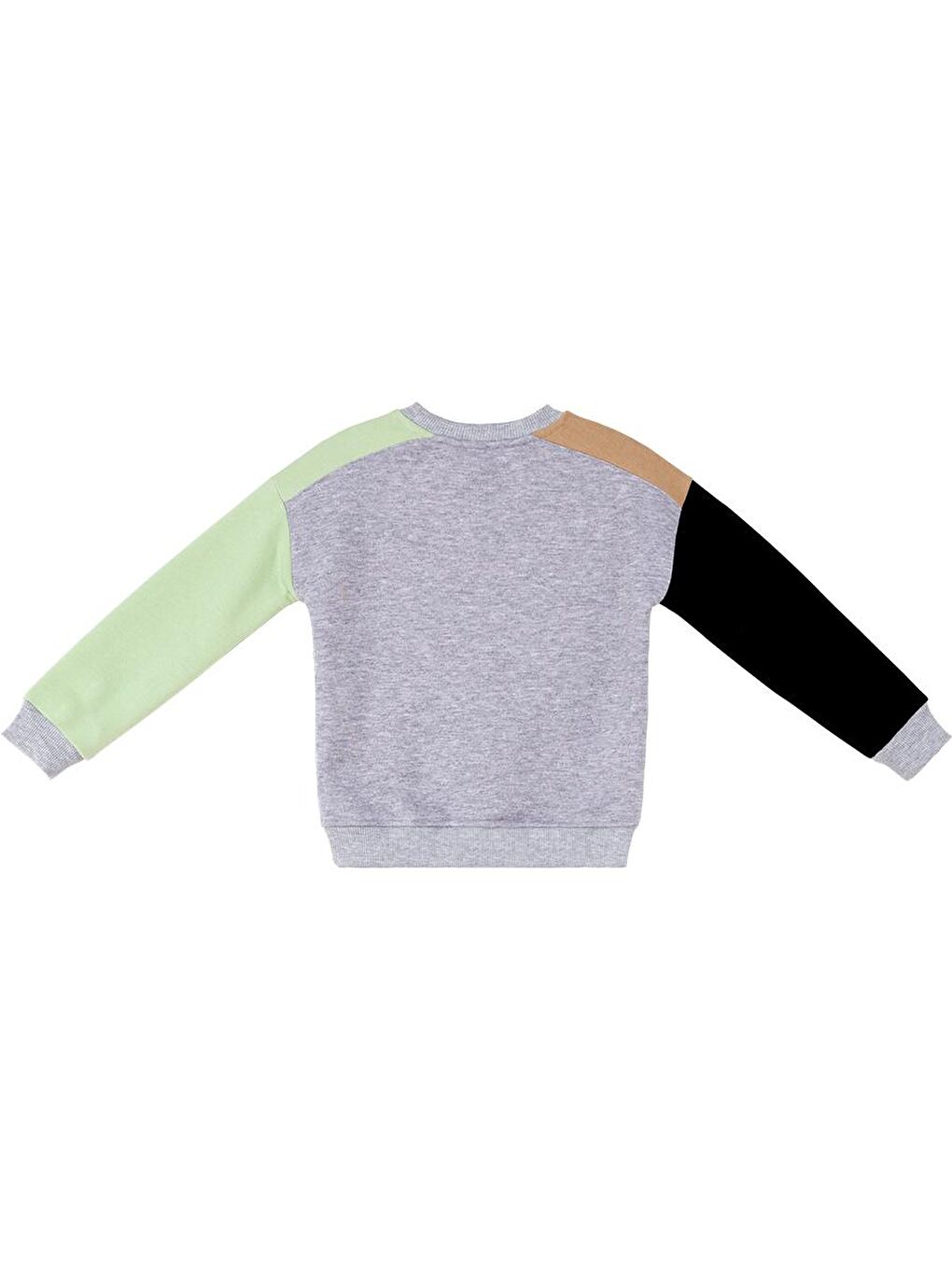 Denokids Siyah Rakun Ve Ayı Erkek Çocuk Sweatshirt - 3