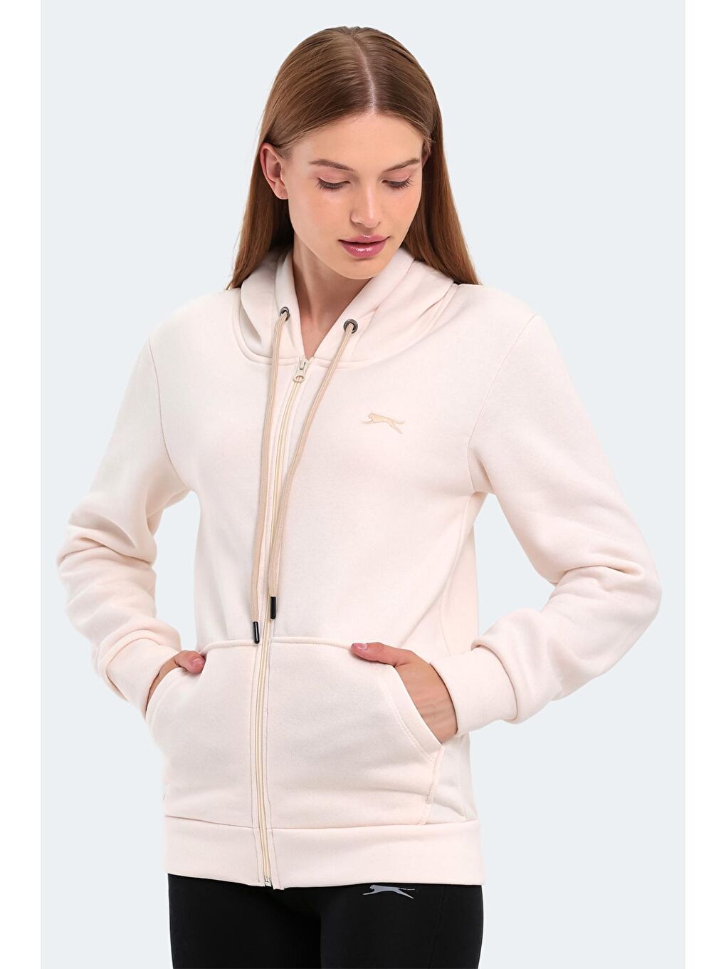 SLAZENGER KATYA Kadın Sweatshirt Ekru