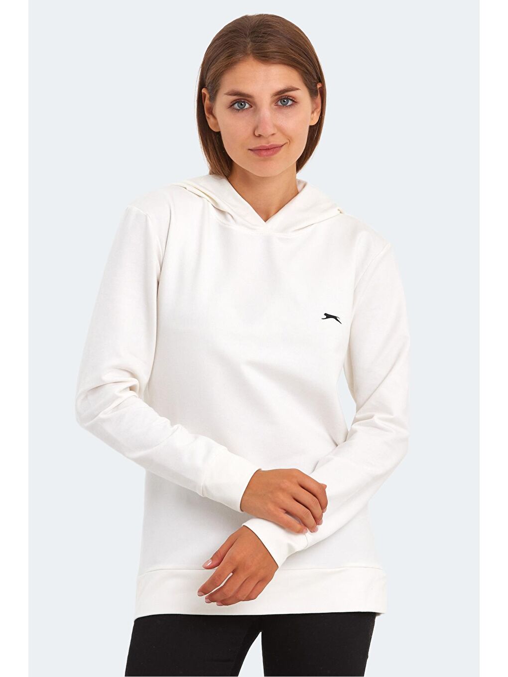 SLAZENGER Ekru KATHY Kadın Sweatshirt Ekru