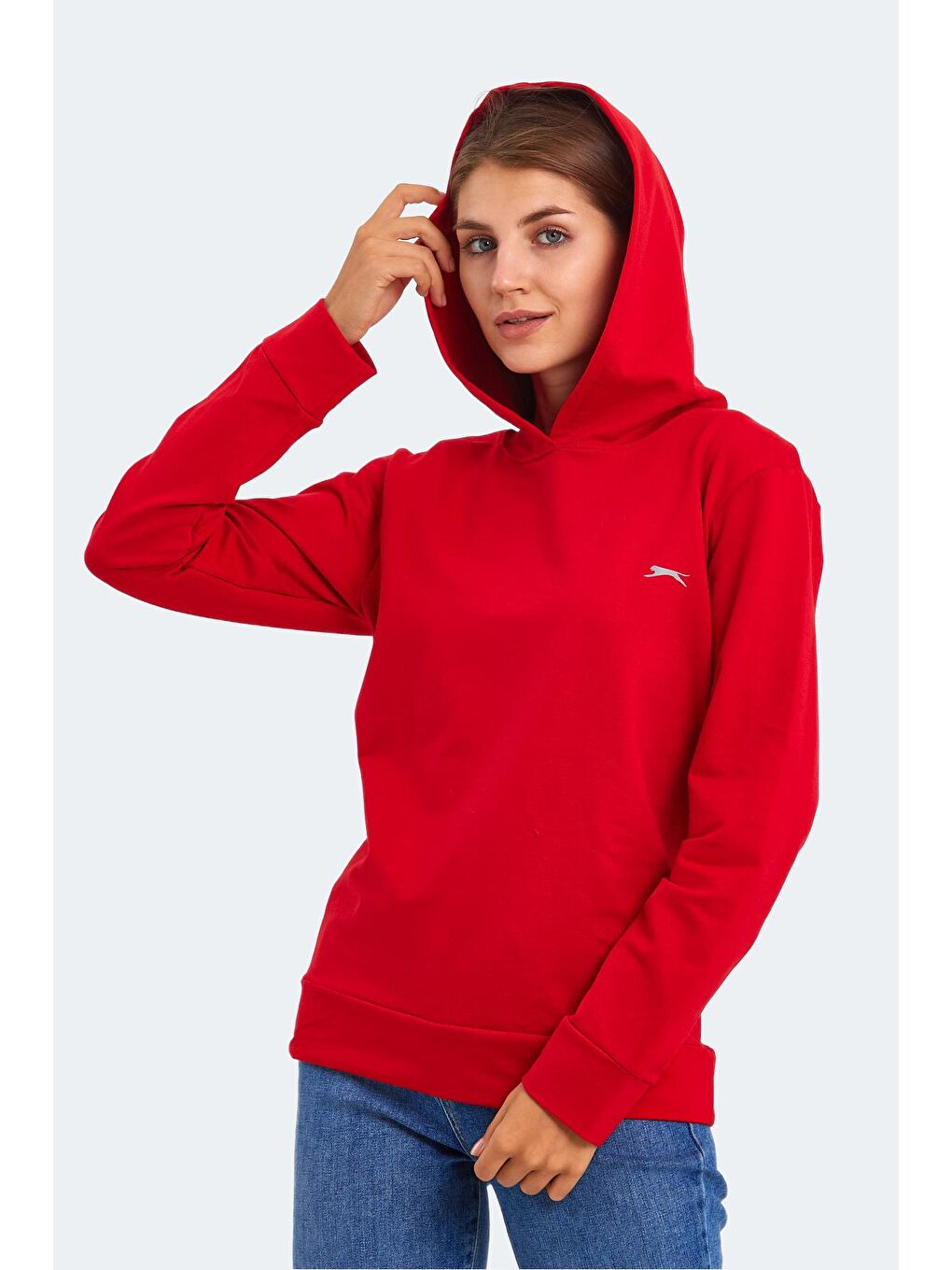 SLAZENGER Kırmızı KATHY Kadın Sweatshirt Kırmızı