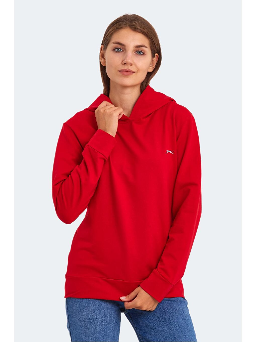 SLAZENGER Kırmızı KATHY Kadın Sweatshirt Kırmızı - 2