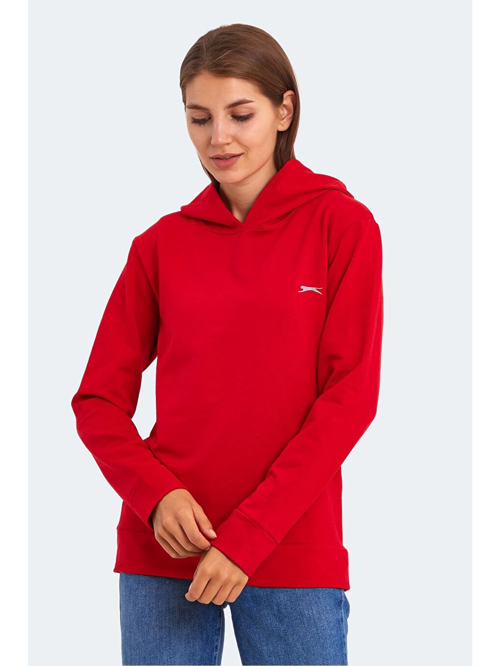 SLAZENGER Kırmızı KATHY Kadın Sweatshirt Kırmızı - 3