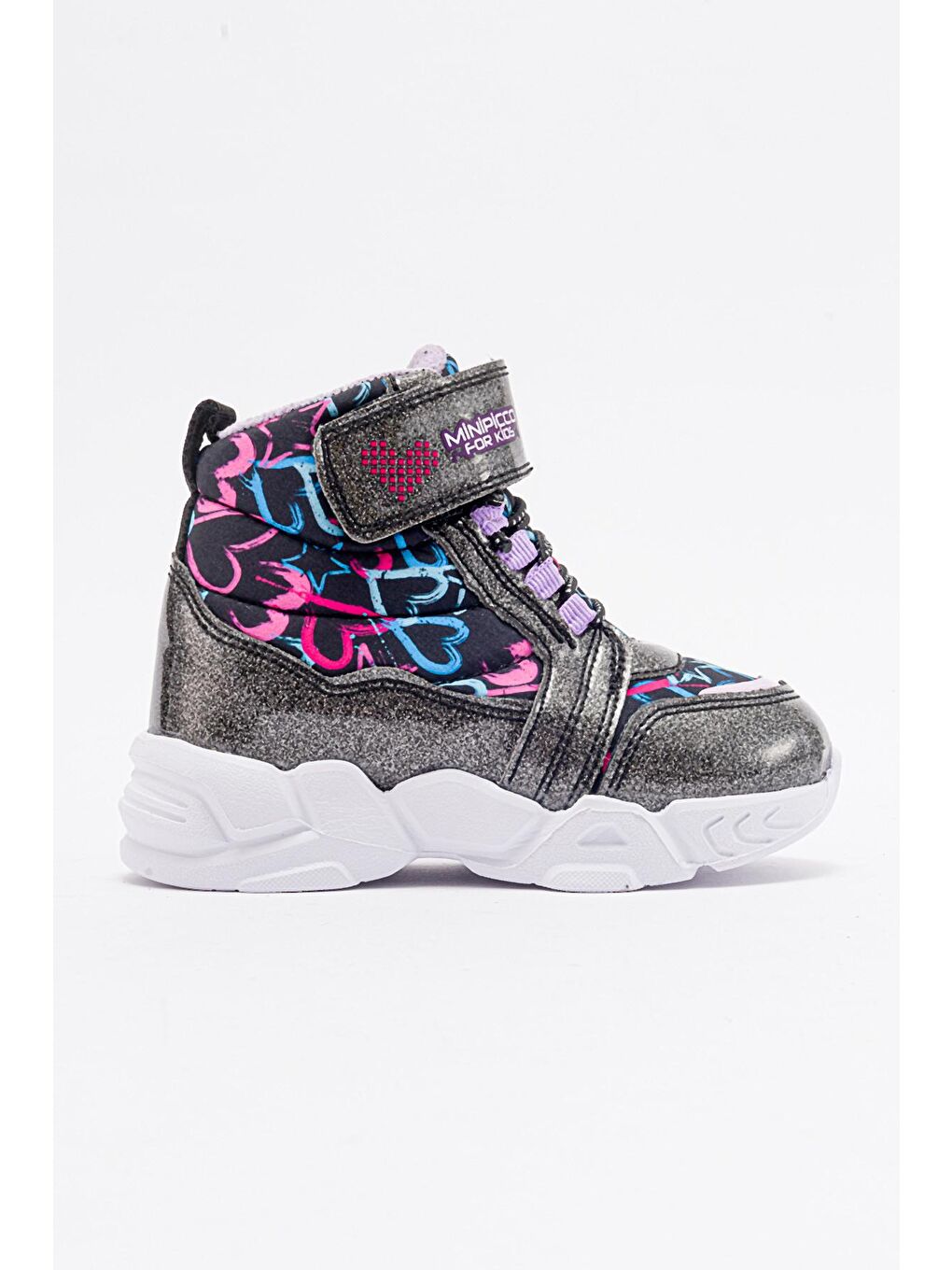 Gri Kız Çocuk Platin Anatomik Günlük Spor Bot-3