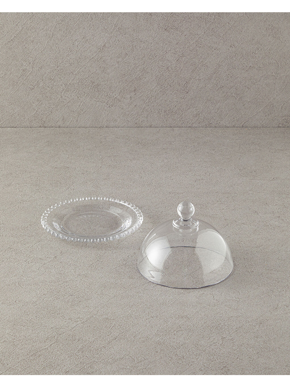 Renksiz Miny Cam Kapaklı Sunumluk Şeffaf-2