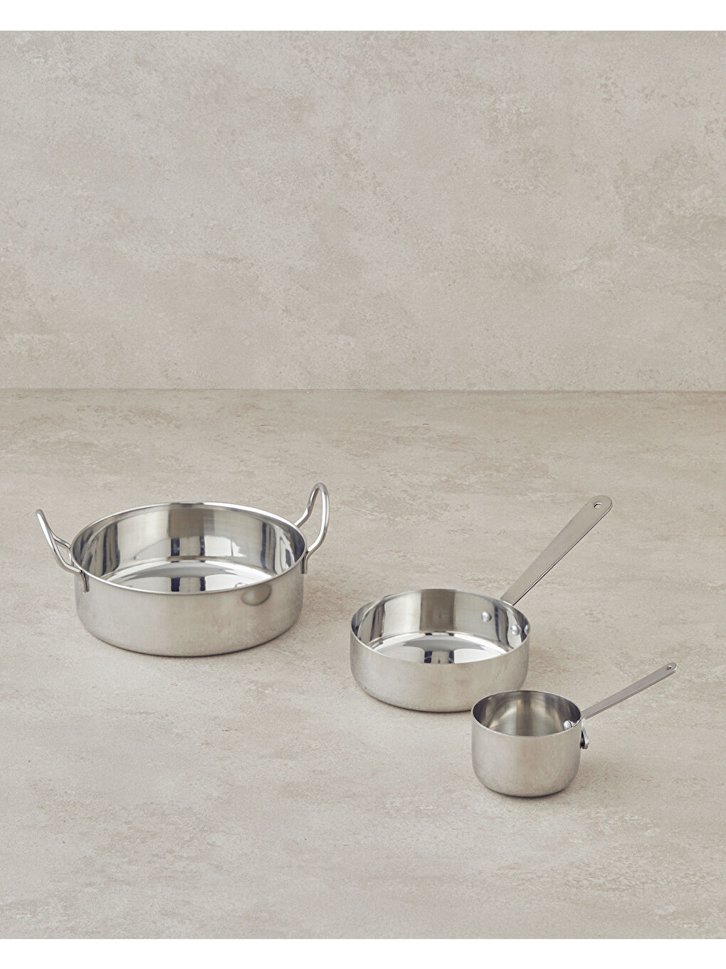 Gri Astra Paslanmaz Çelik Sunumluk Silver-2