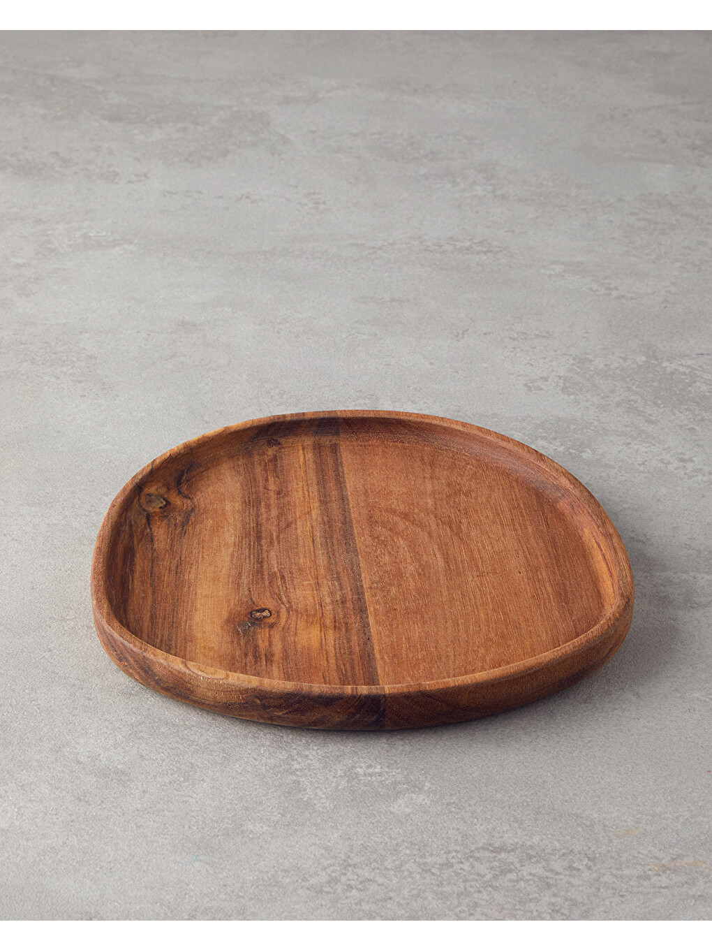 Timbered Akasya Sunumluk 20x2 Cm Kahverengi-1