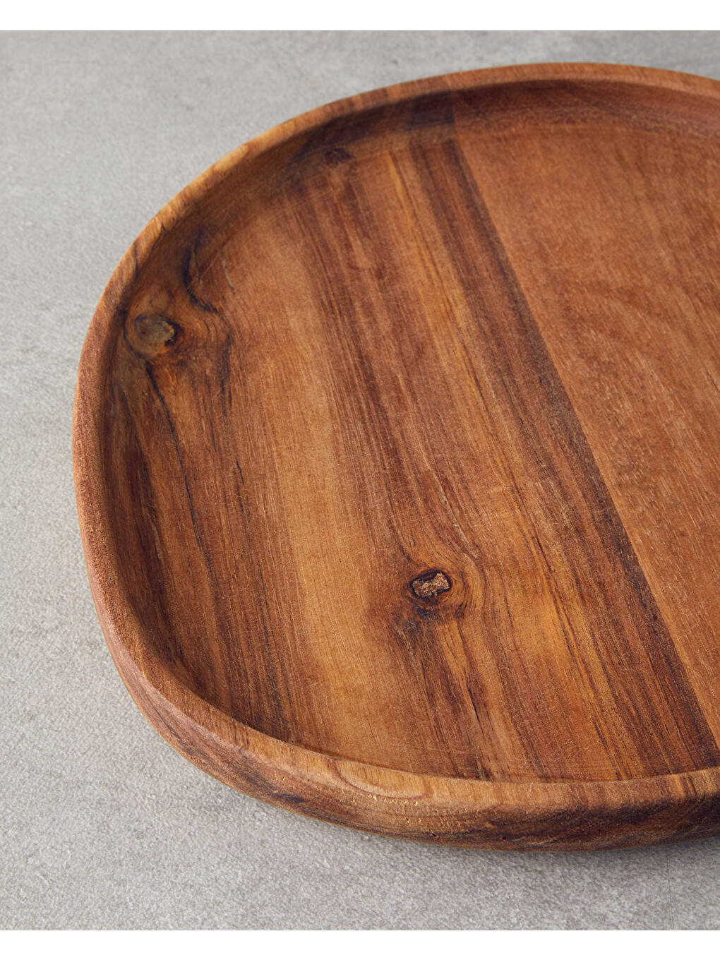 Timbered Akasya Sunumluk 20x2 Cm Kahverengi-2