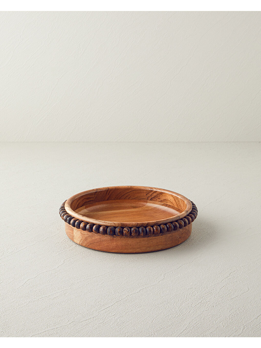 Rustique Akasya Sunumluk 21x4 Cm Kahverengi