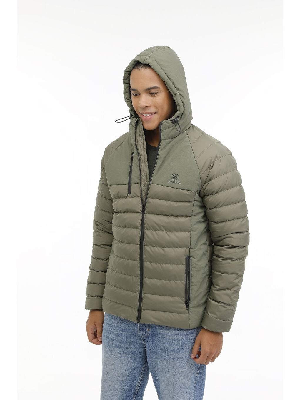 ML TOAS 1TOAS01 3PR Haki Erkek Kapüşonlu Mont-6