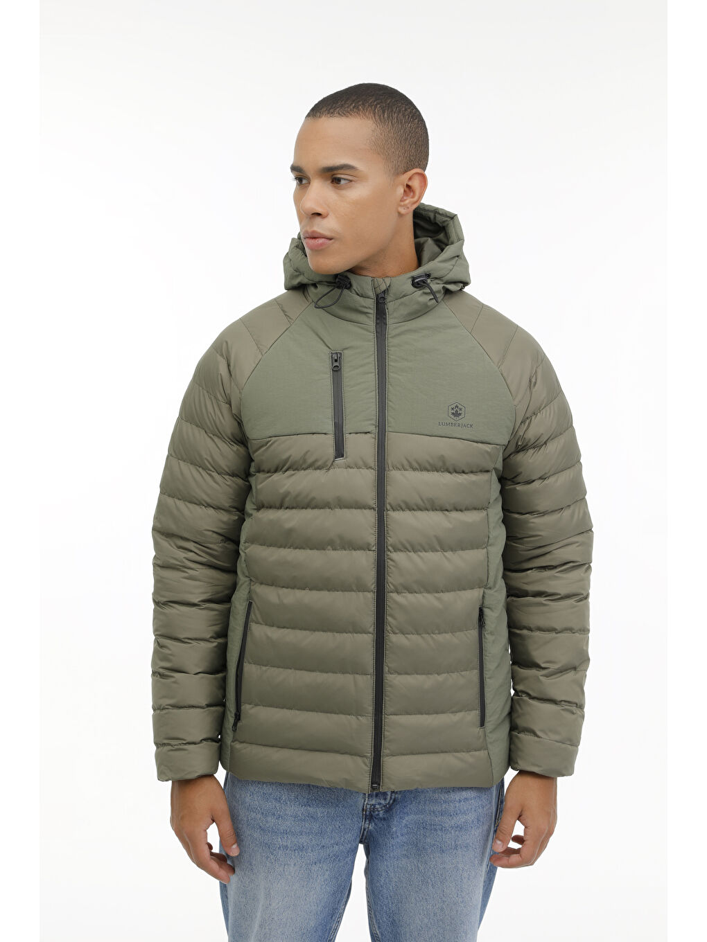 ML TOAS 1TOAS01 3PR Haki Erkek Kapüşonlu Mont-7