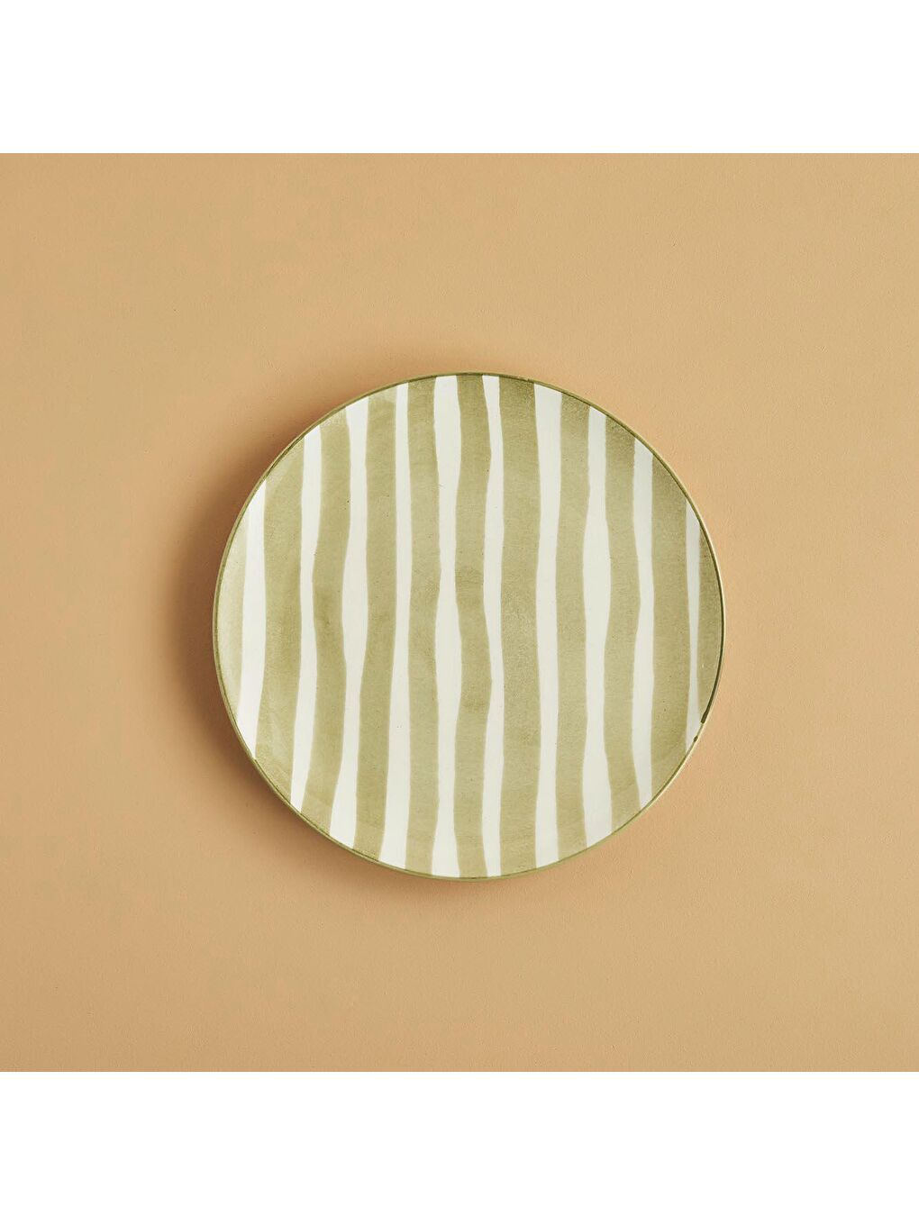 Natura Seramik Pasta Tabağı Haki