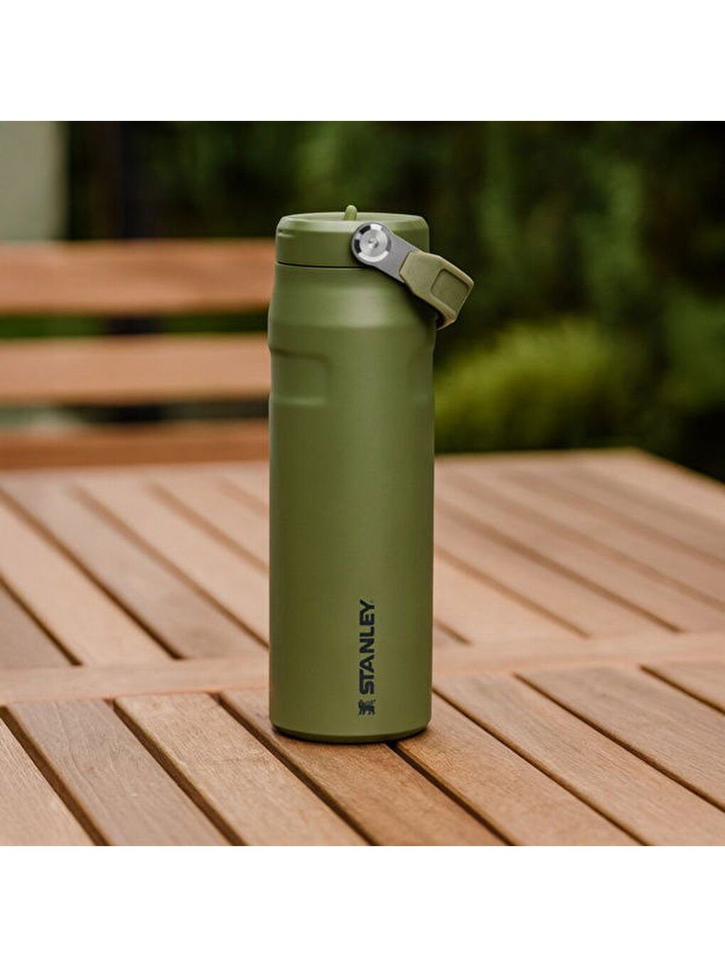 Yeşil Termos The Ice Flow Bottle Flip Straw Dried Pine - 710 ml