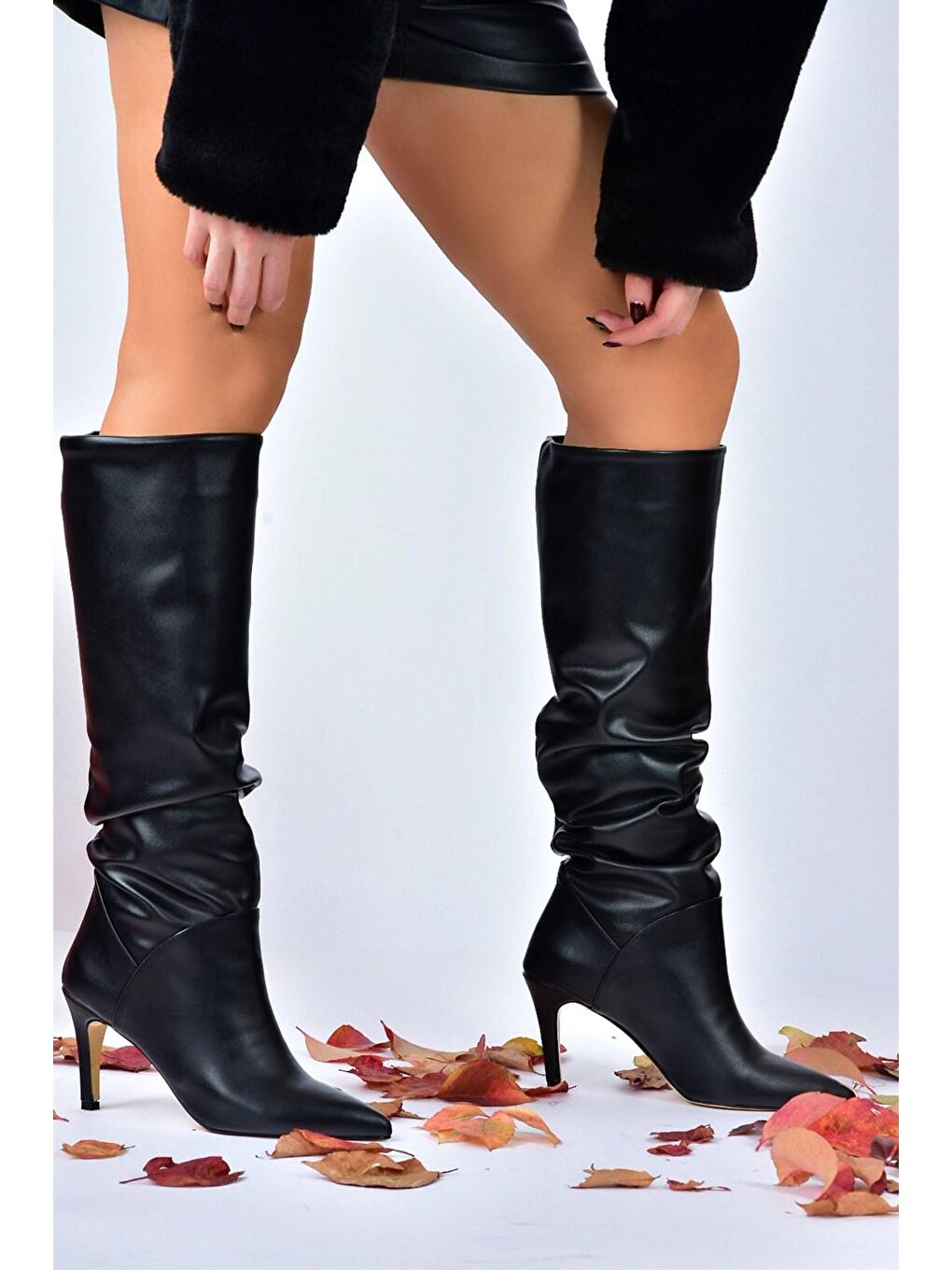 L5720096 Siyah Kadın Çizme