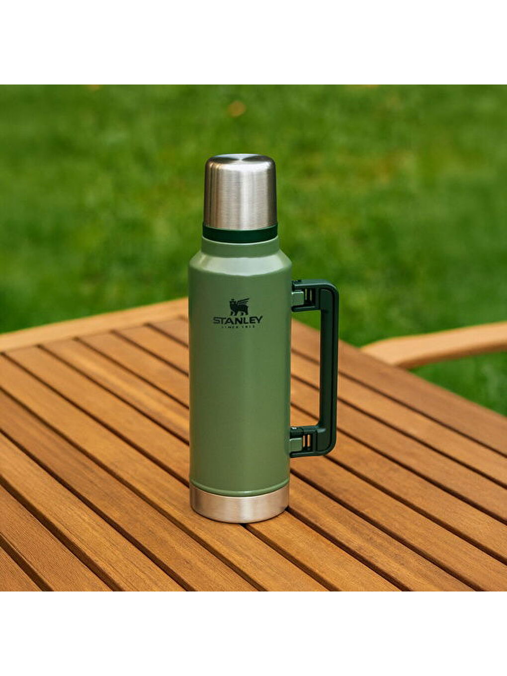 Yeşil Termos The Legendary Classic Bottle Hammertone Green - 1,4 lt