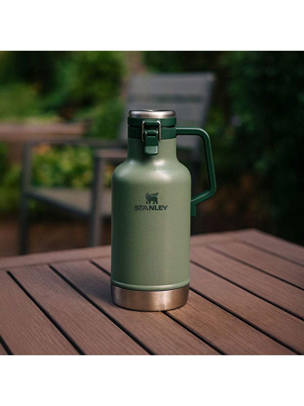 Yeşil Termos The Easy-Pour Growler Hammertone Green - 1,9 lt