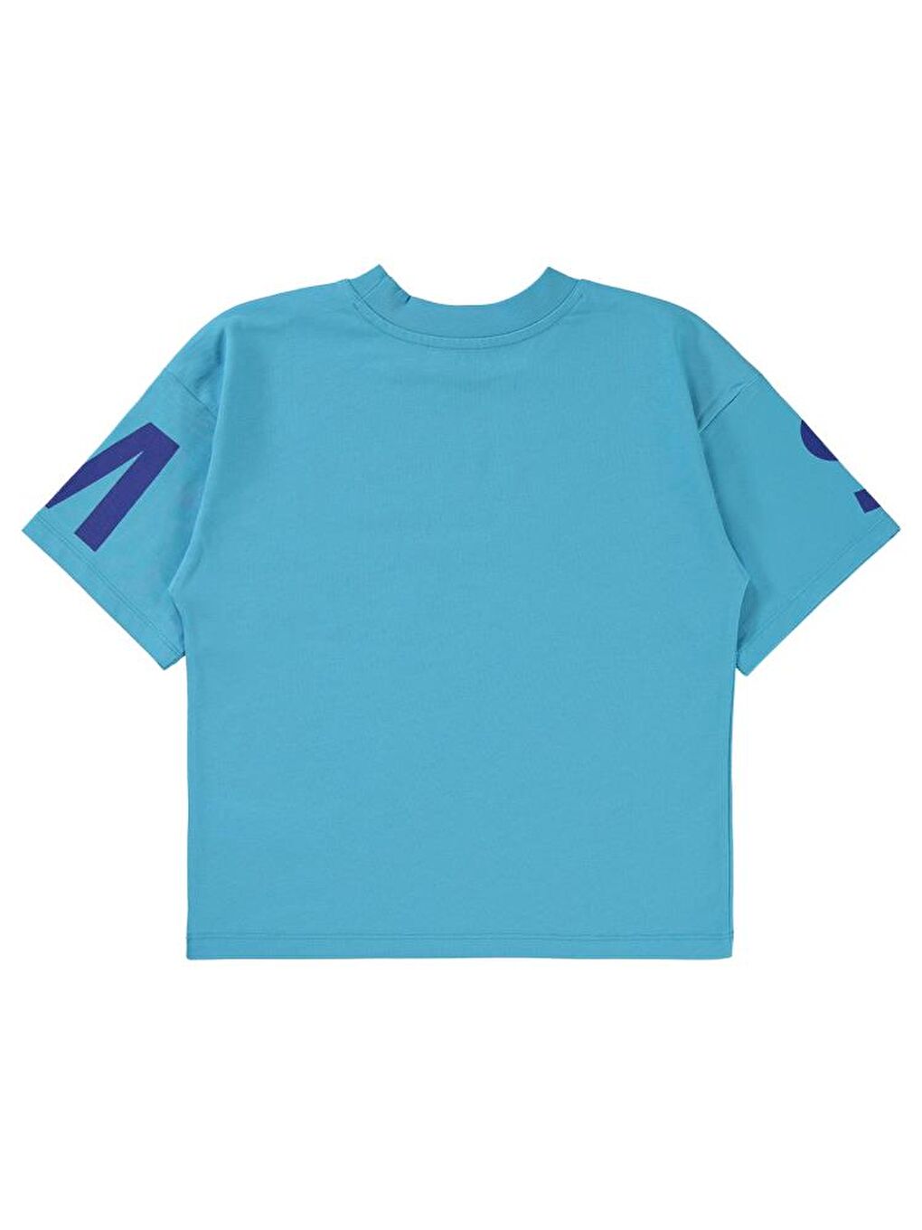 Turkuaz Boys Stadıum Baskılı 6-9 Yaş Tişört - Mavi7-8 Yaş-2