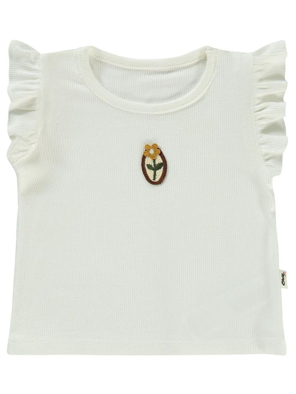 Baby Dikme Aksesuarlı 6-18 Ay Tişört - Ekru12-18 Ay-1