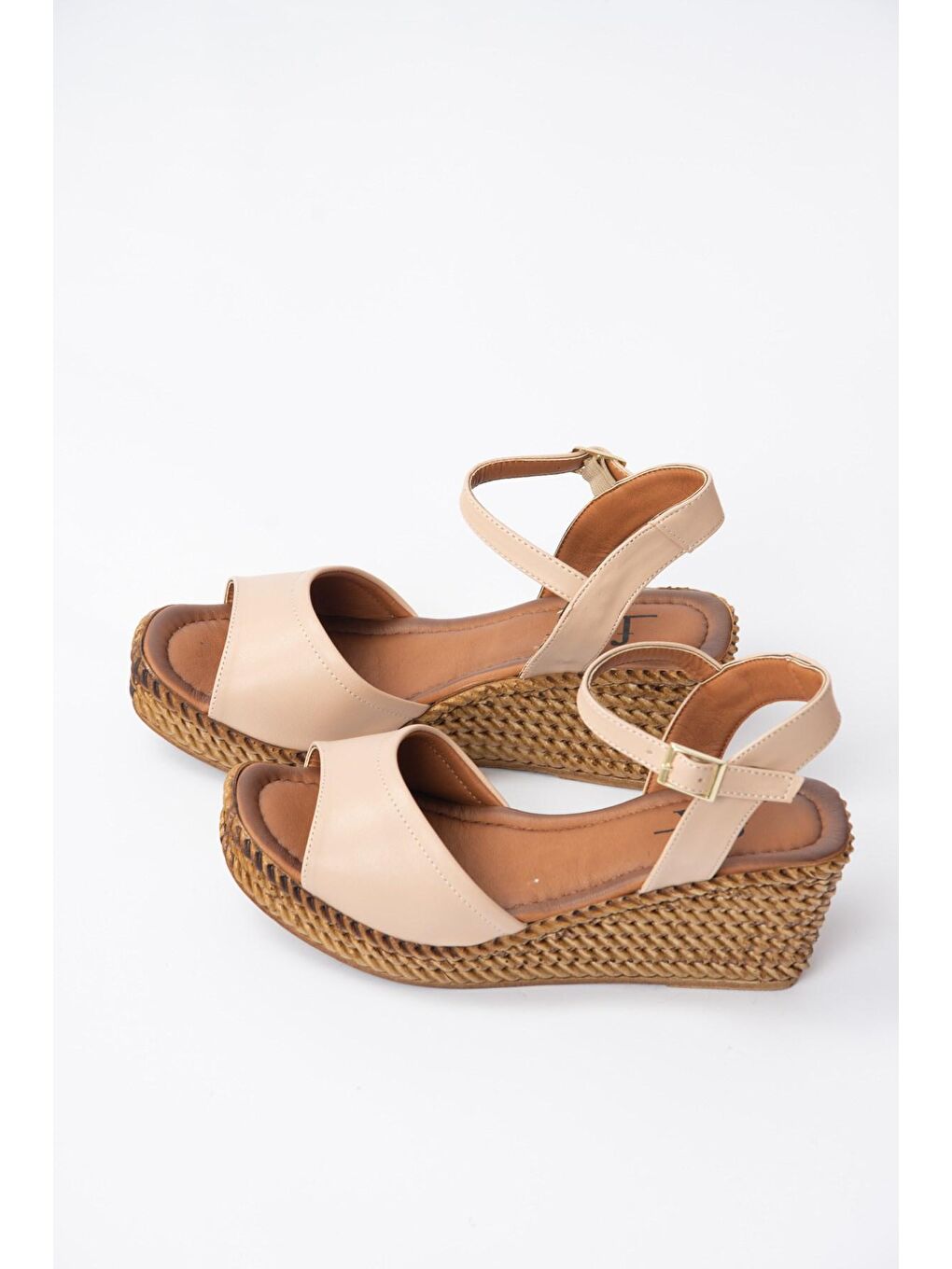 Bej K674192209 Ten Dolgu Taban Kadın Ayakkabı-3