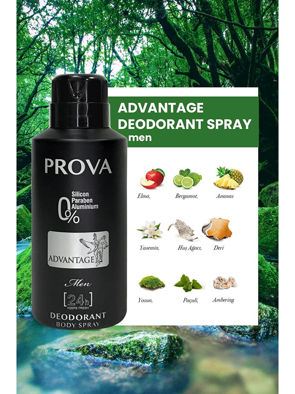 Prova Karışık Advantage Erkek Deodorant 150 ml 6 Adet - 2