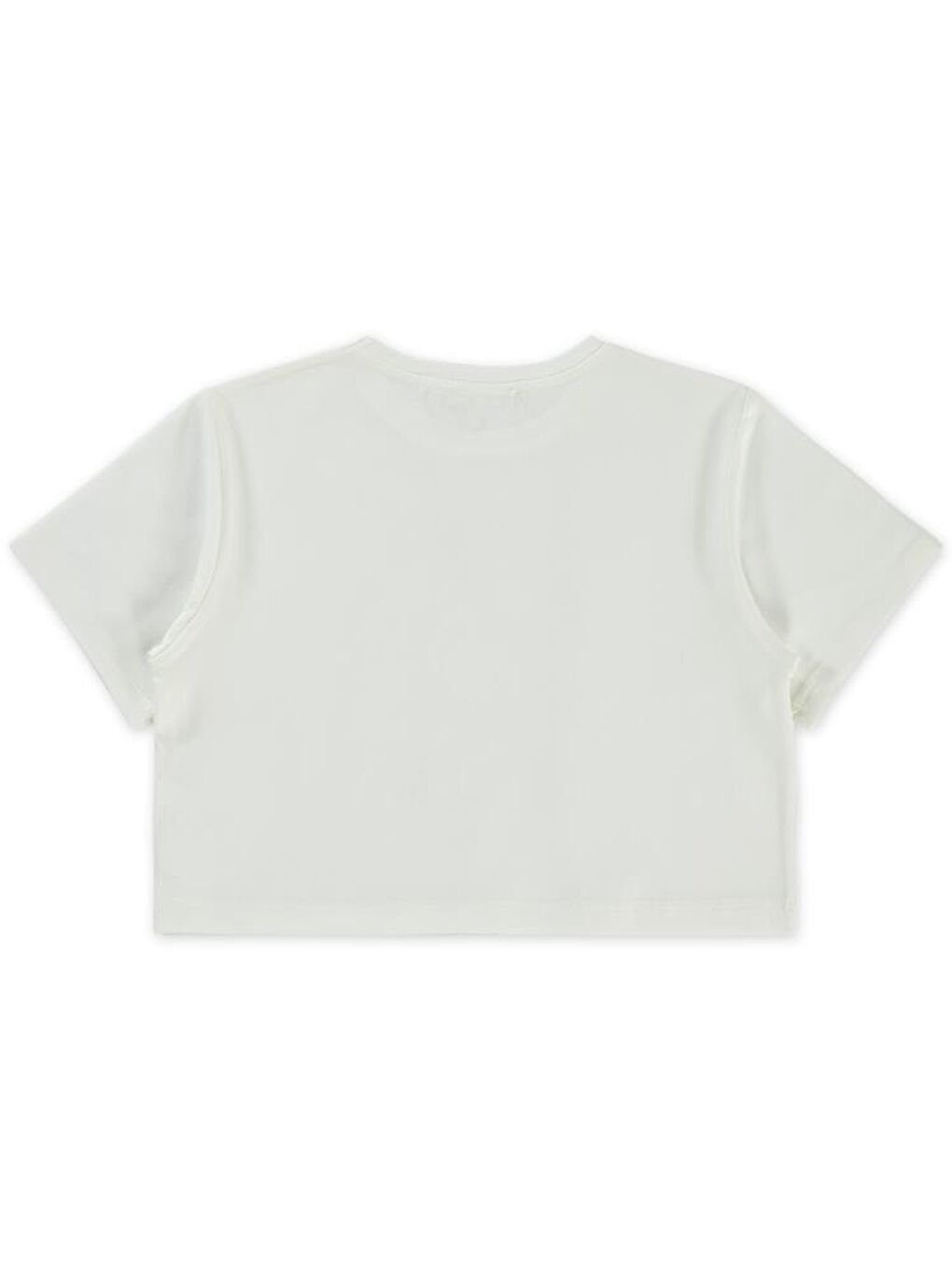 Girls Flamingo Baskılı 6-9 Yaş Tişört - Ekru8-9 Yaş-1