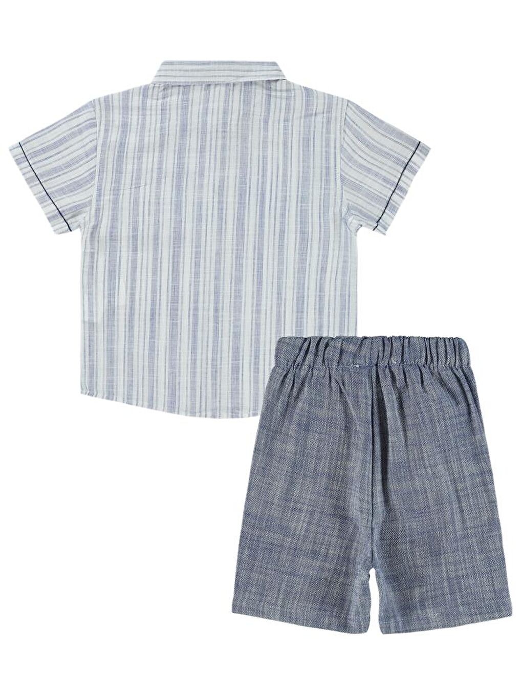 Boys Çizgili Cepli 2-5 Yaş Takım - Lacivert 2-3 Yaş-1