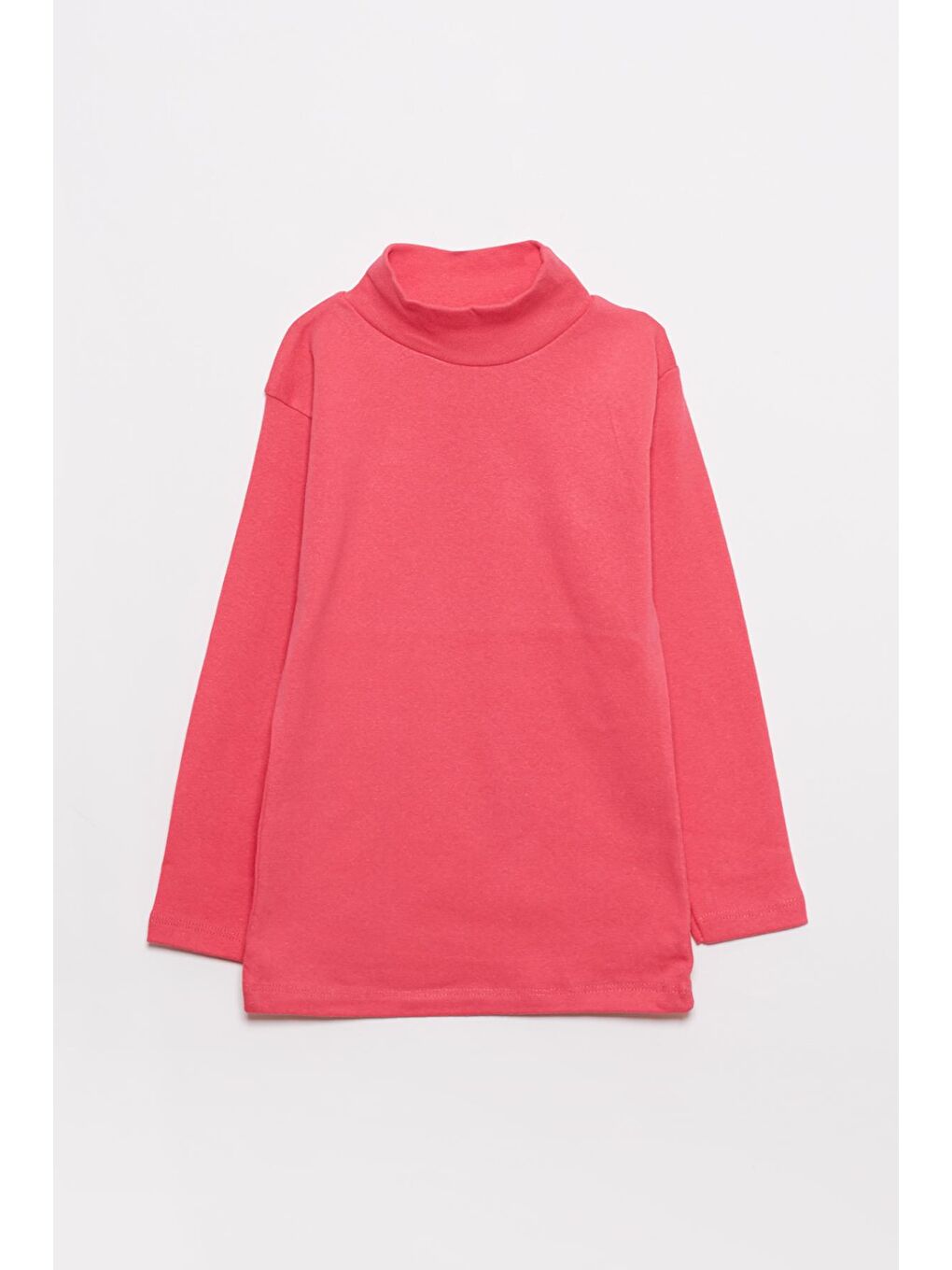 JackandRoy Pembe Boğazlı Yaka Uzun Kollu Kız Çocuk Sweatshirt