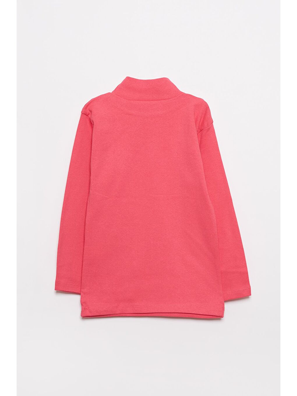 JackandRoy Pembe Boğazlı Yaka Uzun Kollu Kız Çocuk Sweatshirt - 1