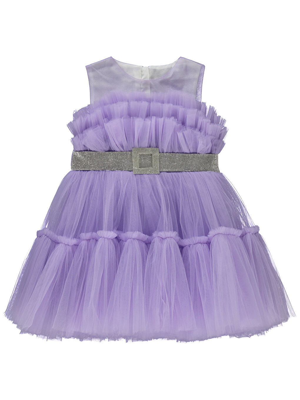 Girls Kız Çocuk Abiye 2-5 Yaş Lila-1