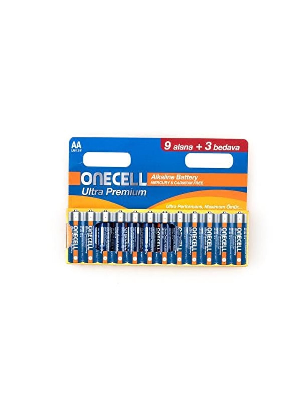 Ultra Premium Alkalin 1,5 V. 12'li Aa Boy Pil