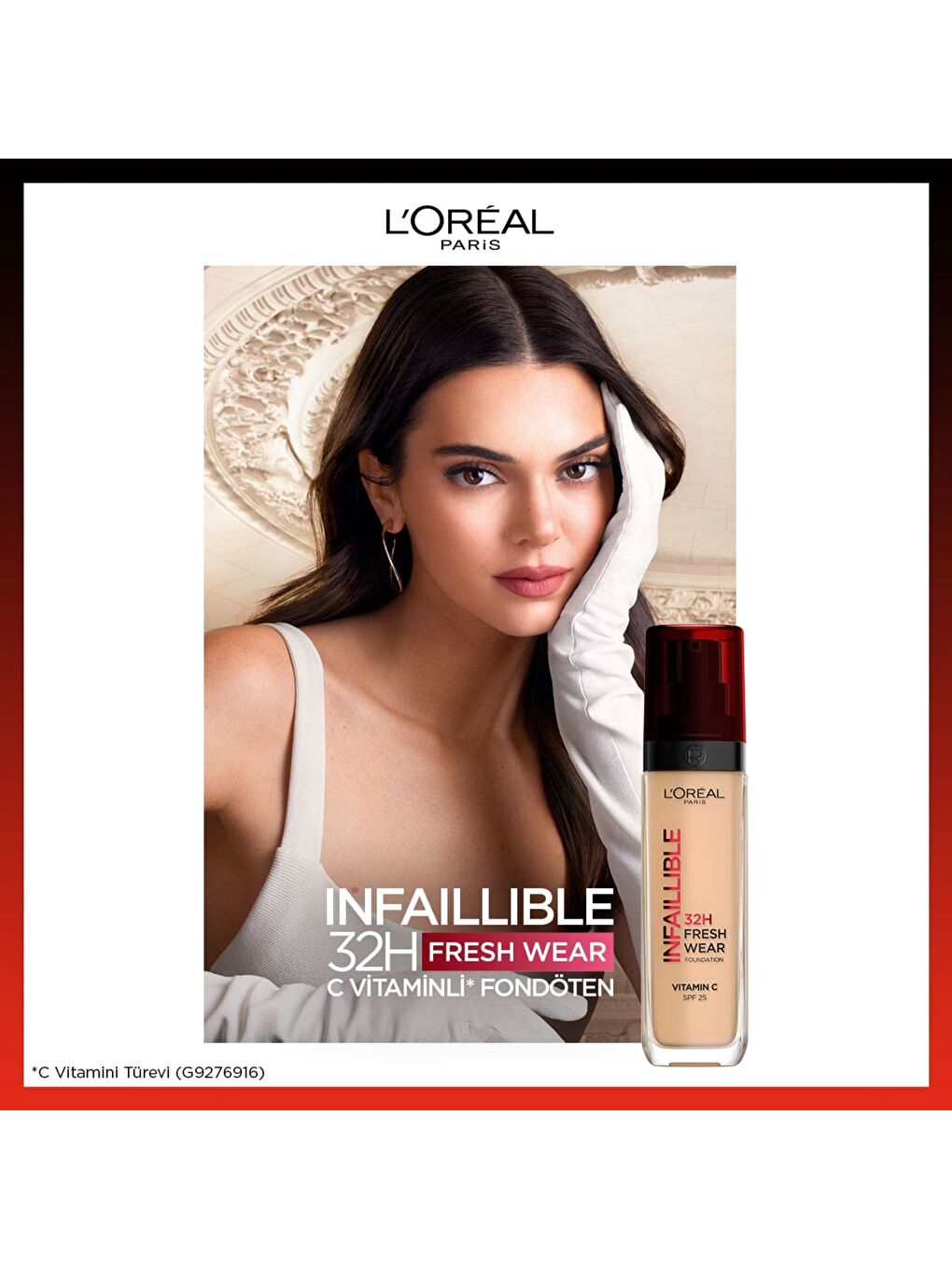 L'Oreal Paris Nude Infaillible 32H Fresh Wear C Vitaminli Fondöten - 125 Natural Beige - 7