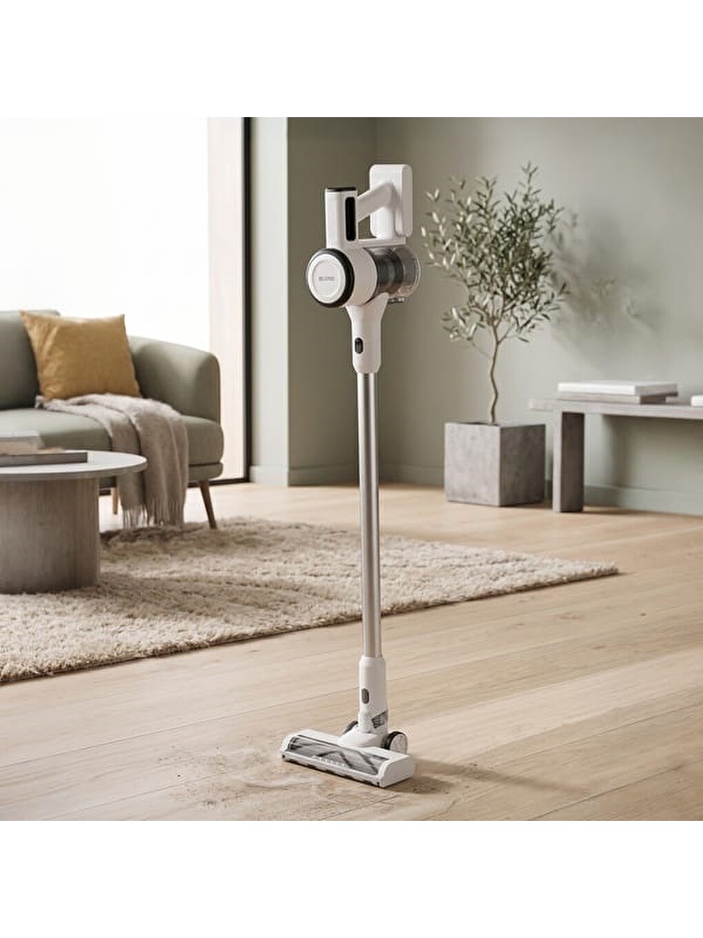 Flowa Dikey Şarjlı Kablosuz Süpürge - Beyaz - 170 Watt