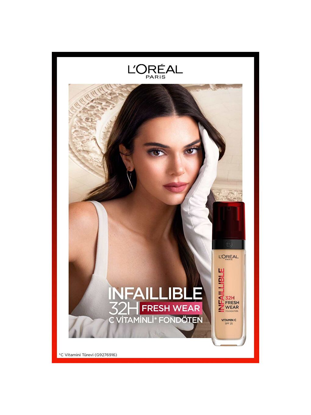 L'Oreal Paris Nude Infaillible 32H Fresh Wear C Vitaminli Fondöten - 220 Sable Sand - 7