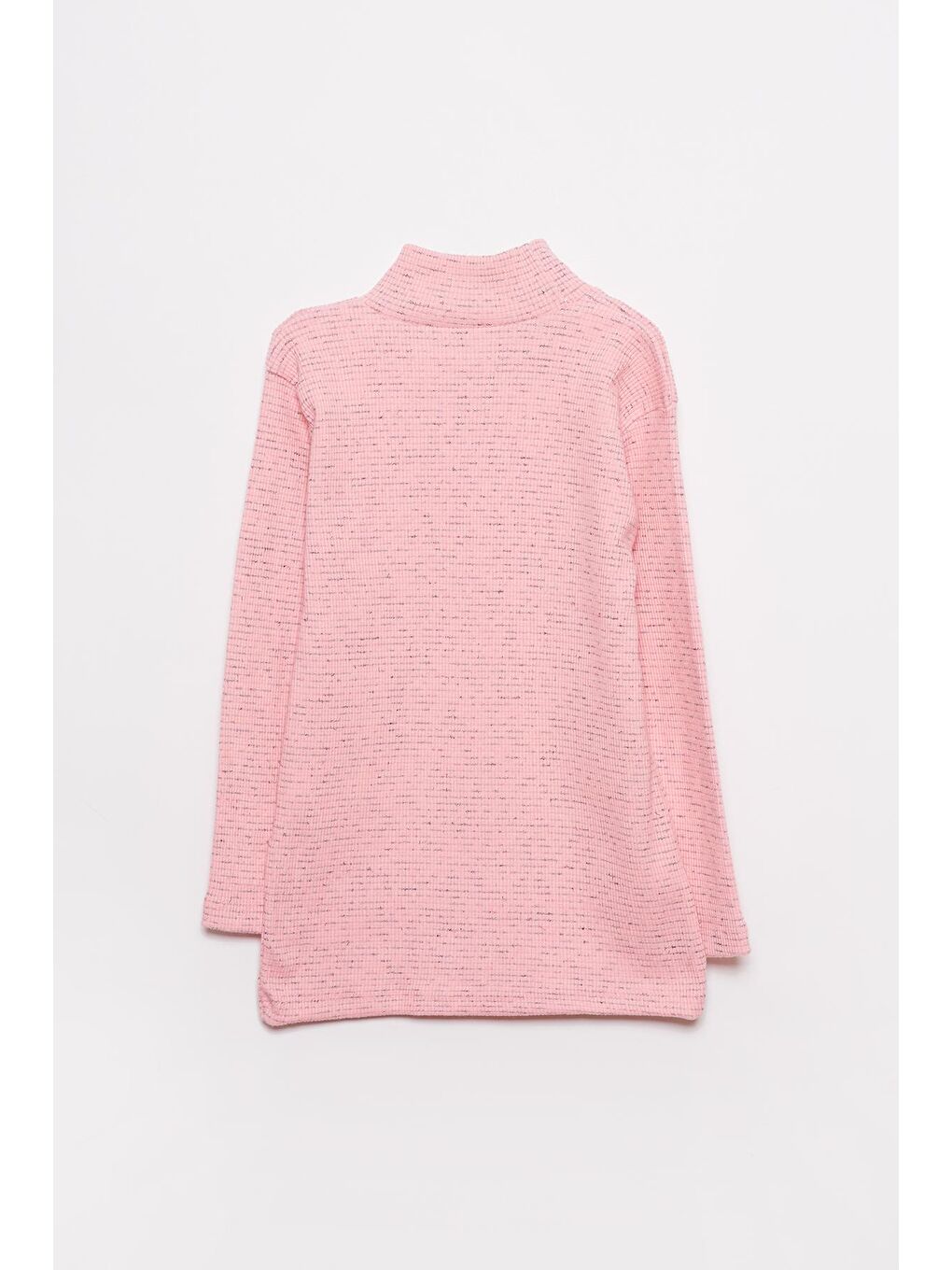 JackandRoy Pembe Boğazlı Yaka Uzun Kollu Kız Çocuk Sweatshirt - 1