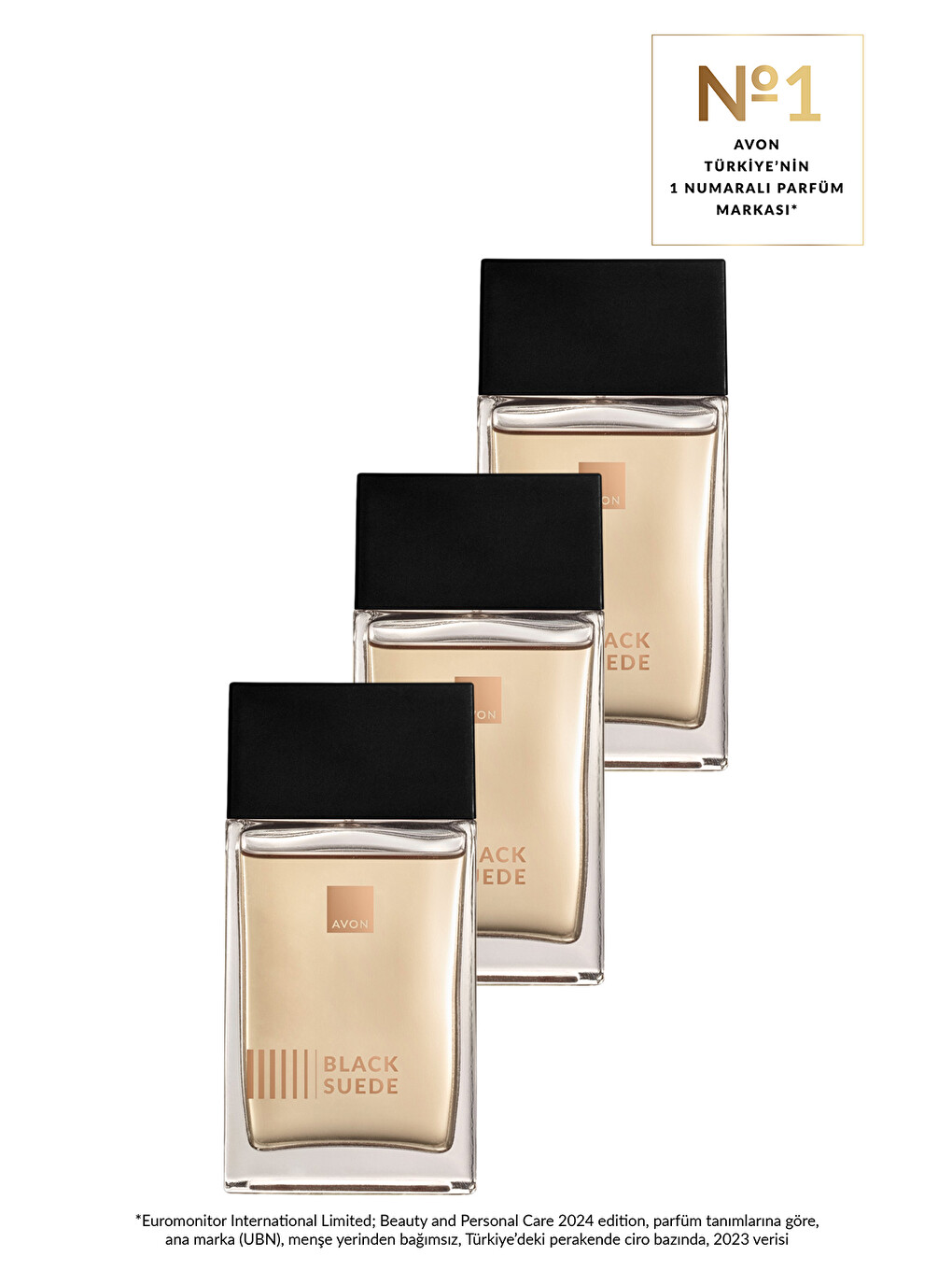 Black Suede Erkek Parfüm Edt 75 Ml. Üçlü Set
