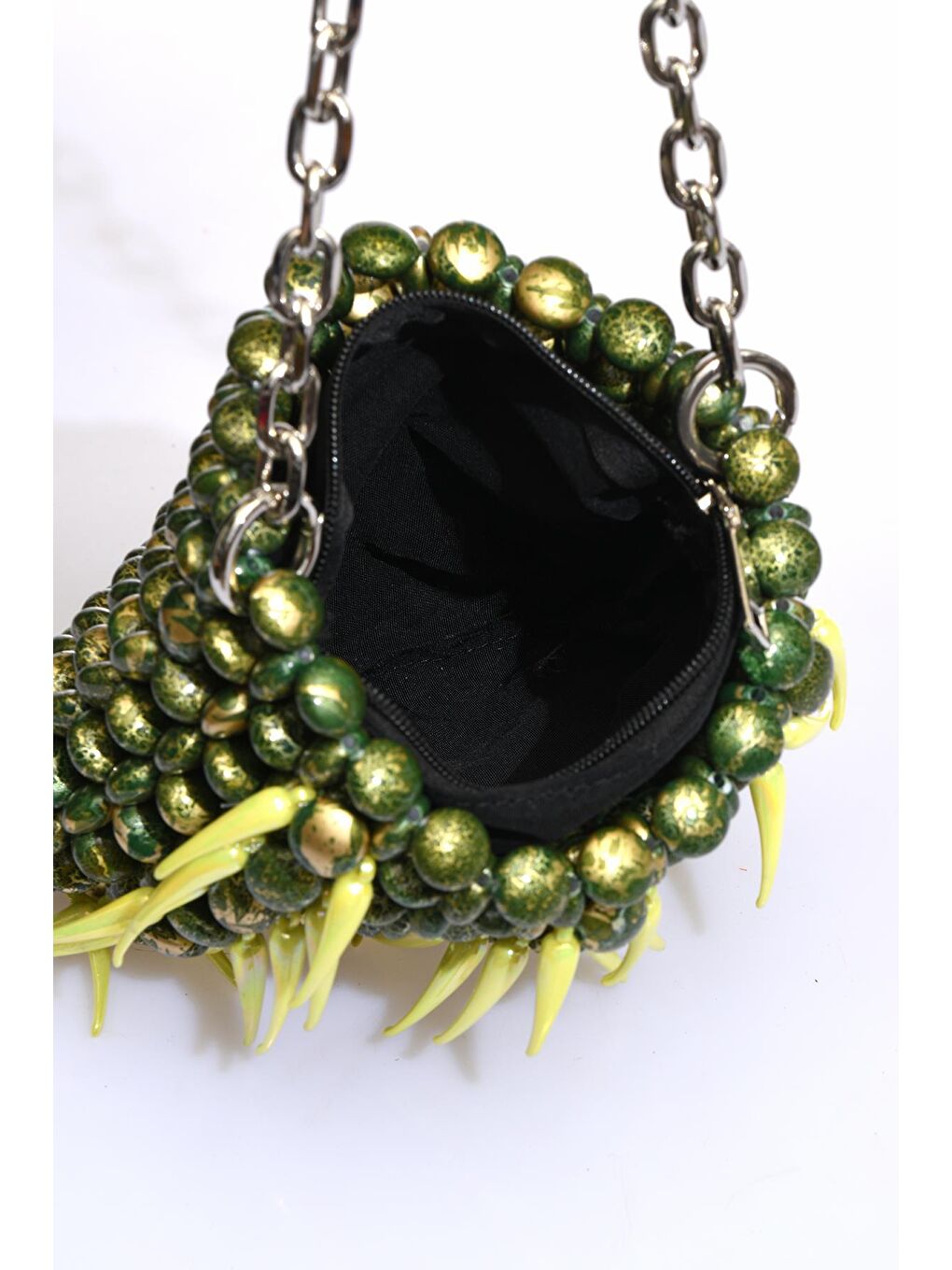 Yeşil Kadın Omuz Çantası-4